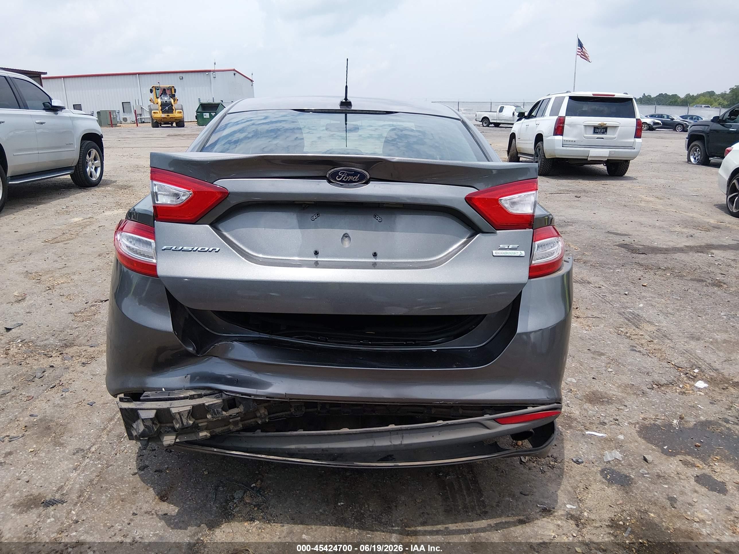 2013 Ford Fusion Se Gray vin: 3FA6P0HR5DR262360