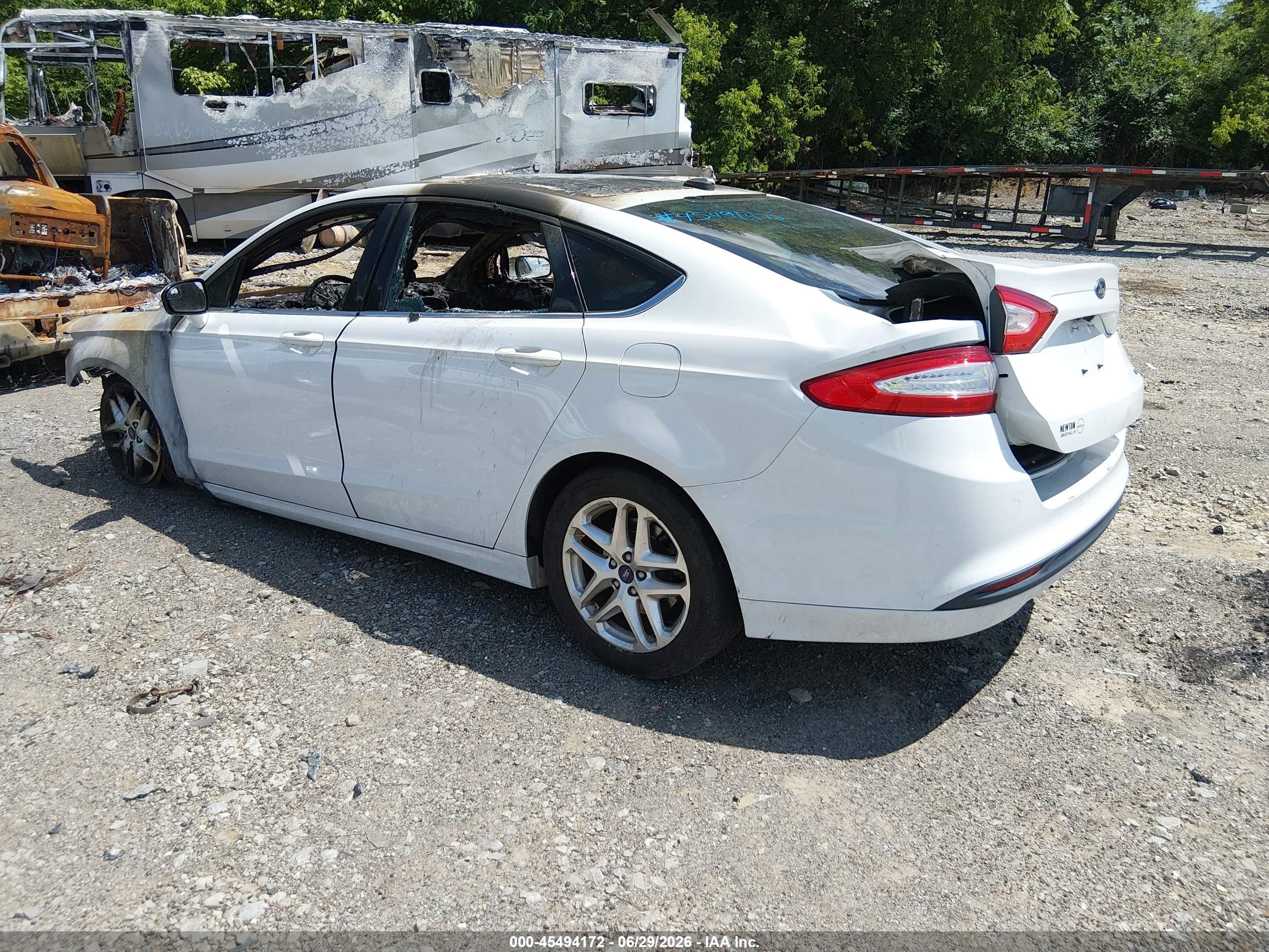 2013 Ford Fusion Se White vin: 3FA6P0HR5DR288781