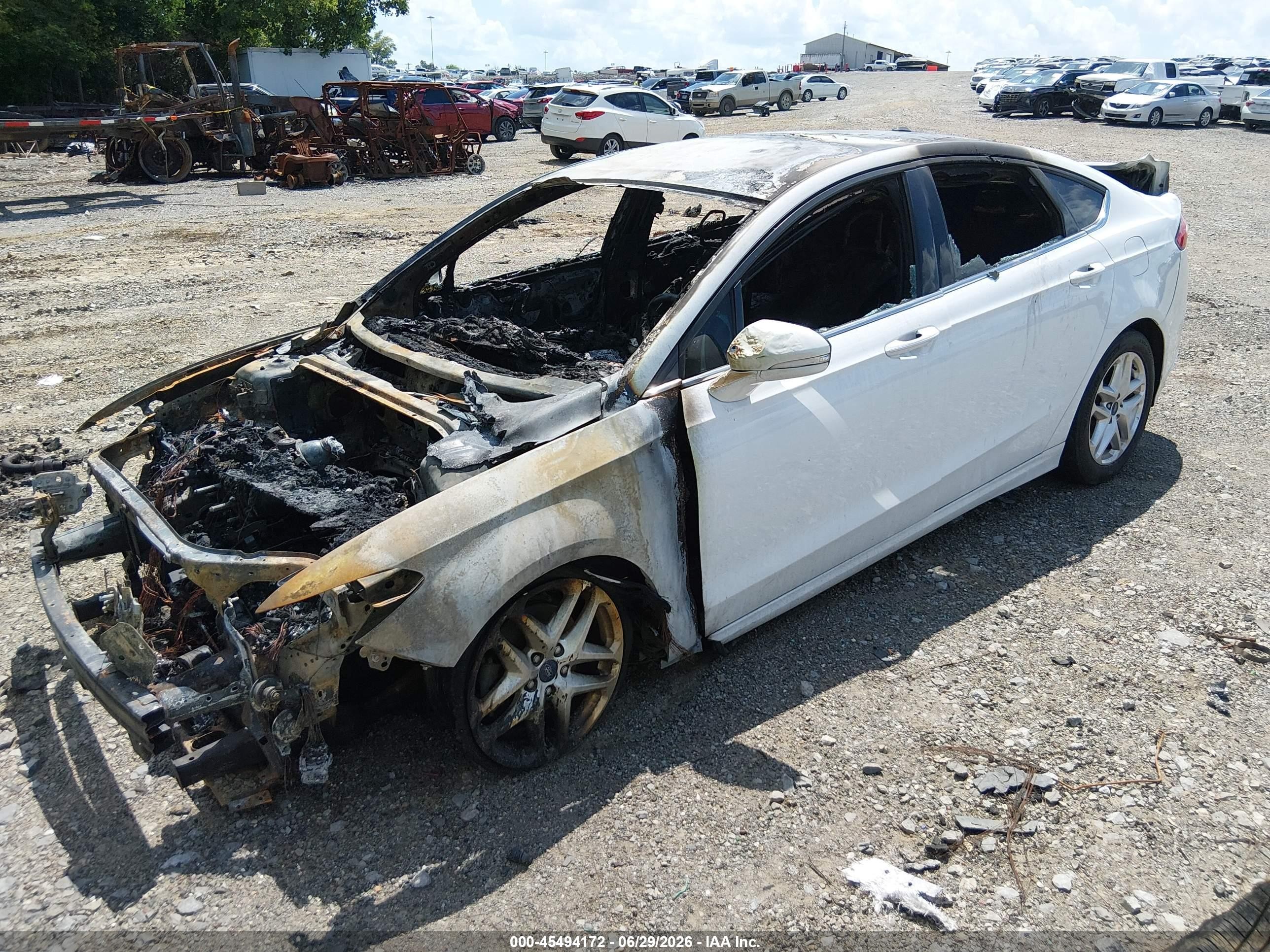 2013 Ford Fusion Se White vin: 3FA6P0HR5DR288781