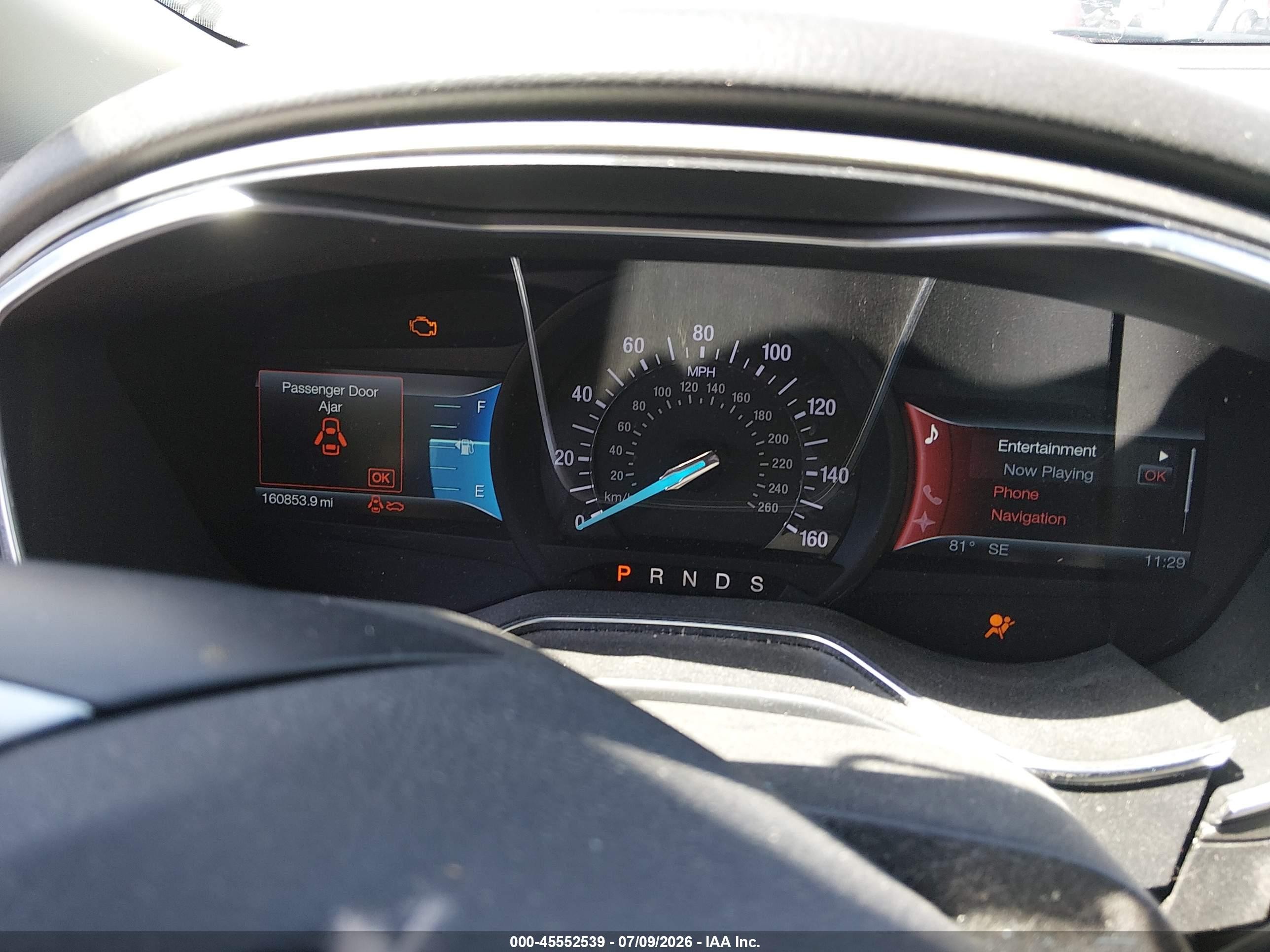 2013 Ford Fusion Se Черный vin: 3FA6P0HR5DR290417