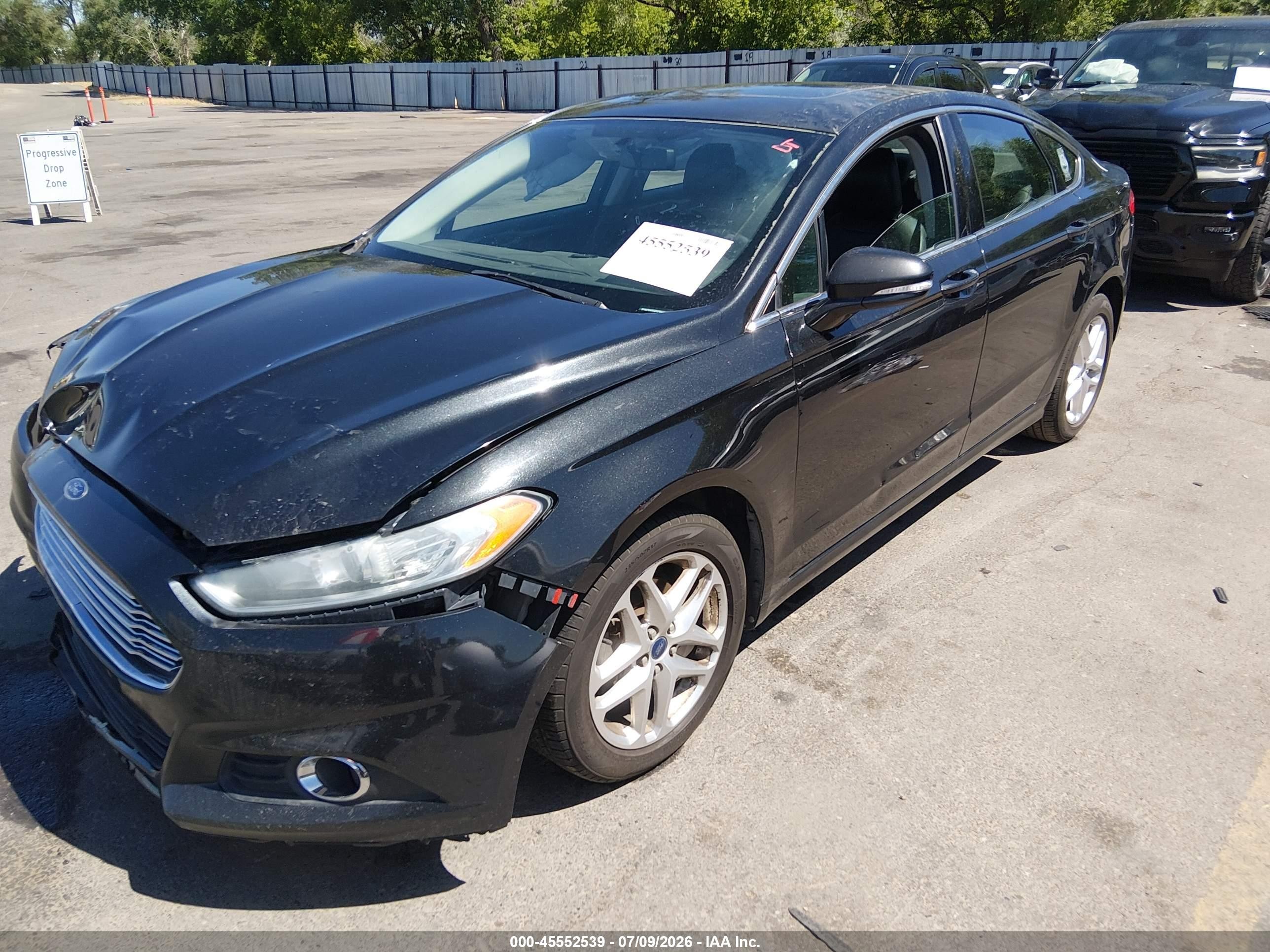 2013 Ford Fusion Se Черный vin: 3FA6P0HR5DR290417