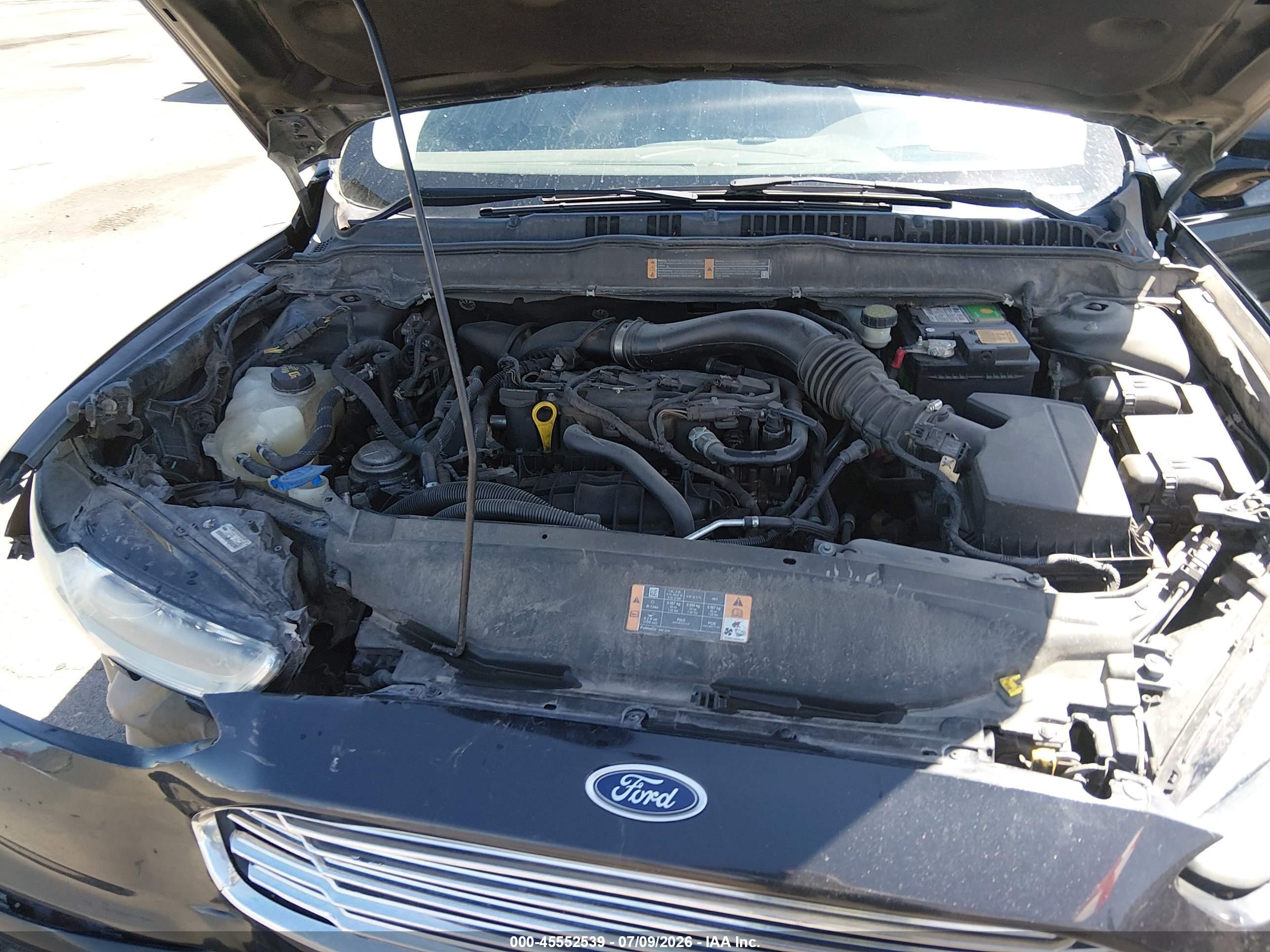 2013 Ford Fusion Se Черный vin: 3FA6P0HR5DR290417