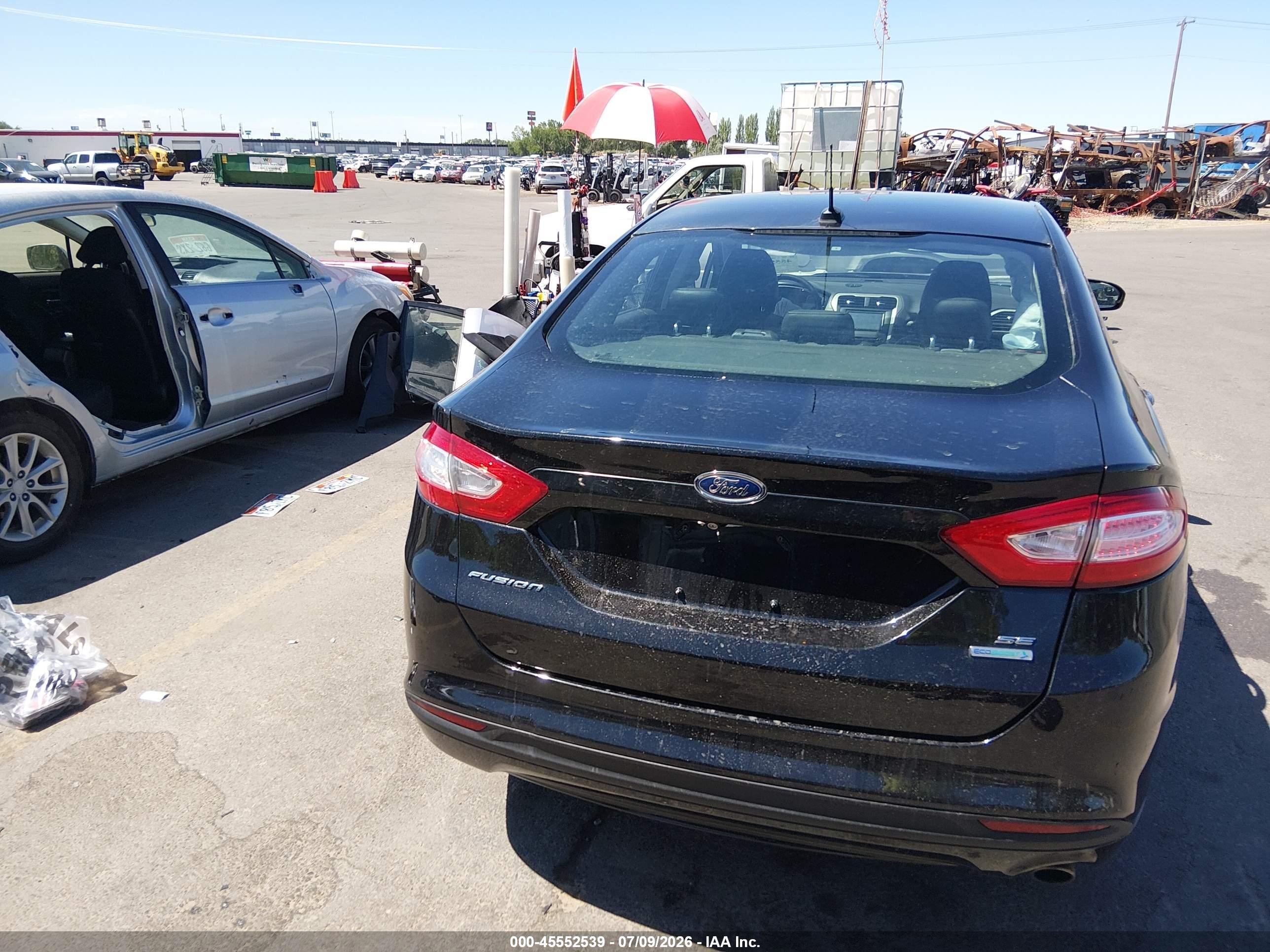 2013 Ford Fusion Se Черный vin: 3FA6P0HR5DR290417