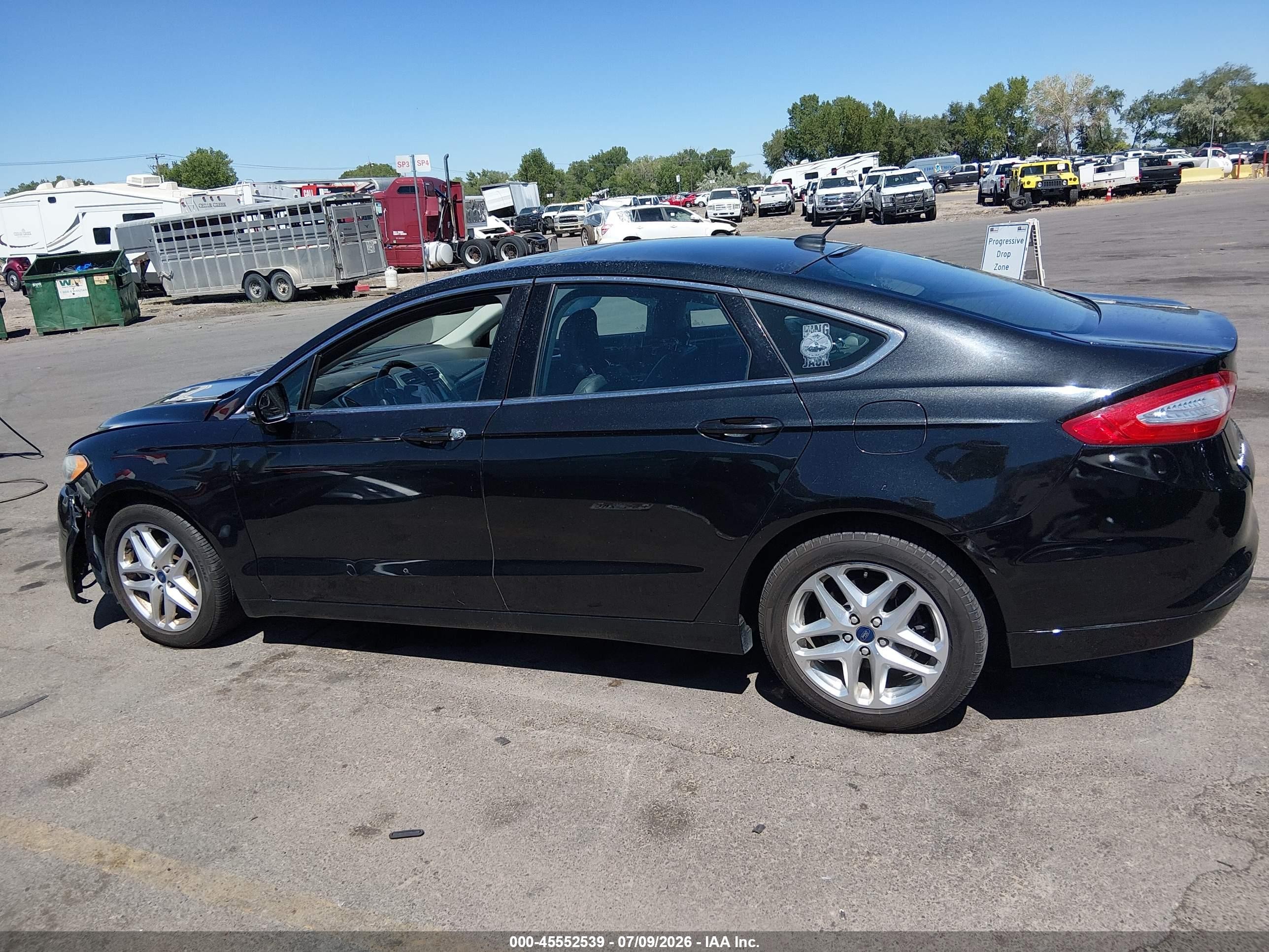2013 Ford Fusion Se Черный vin: 3FA6P0HR5DR290417