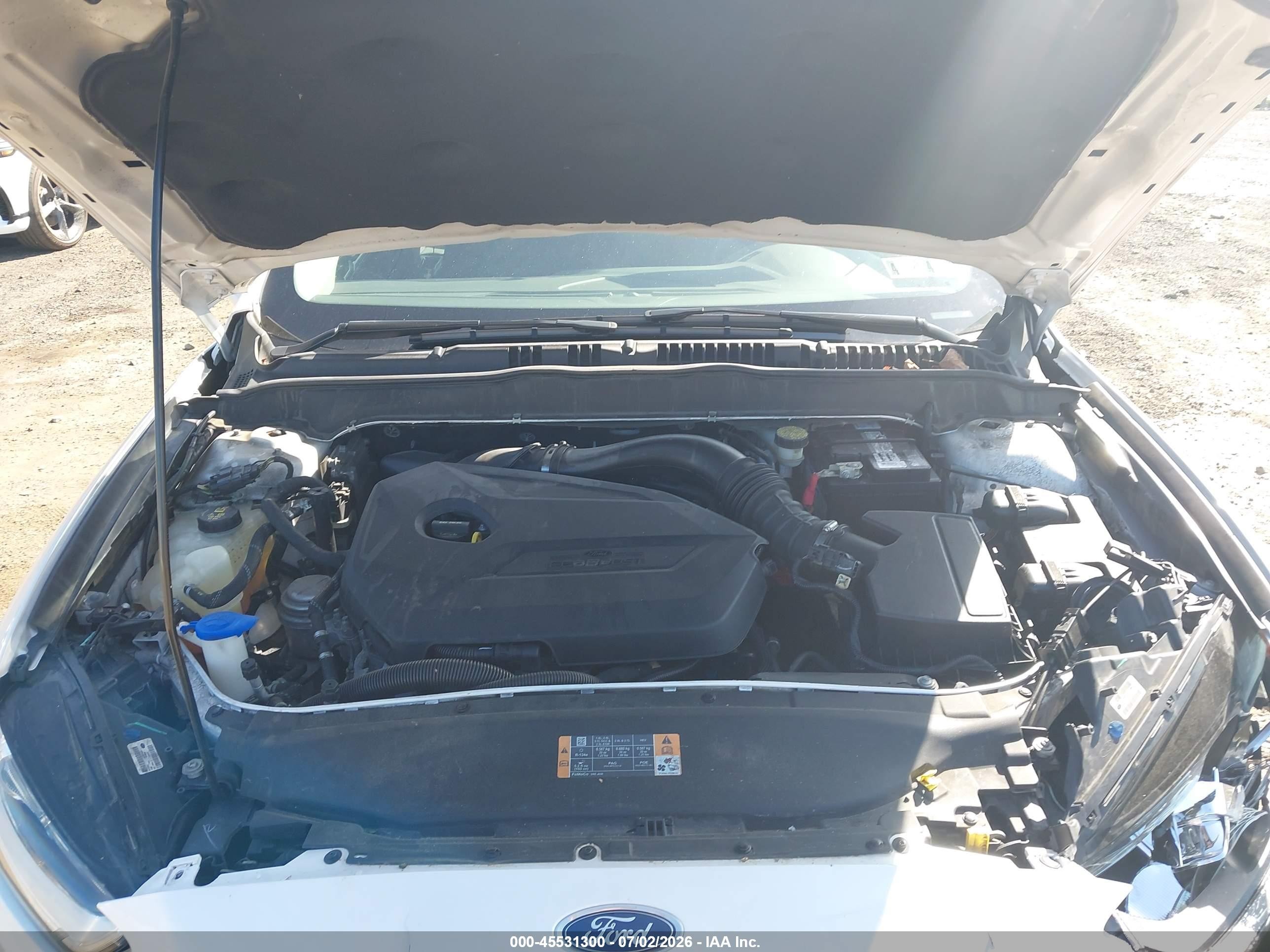 2013 Ford Fusion Se White vin: 3FA6P0HR5DR316983