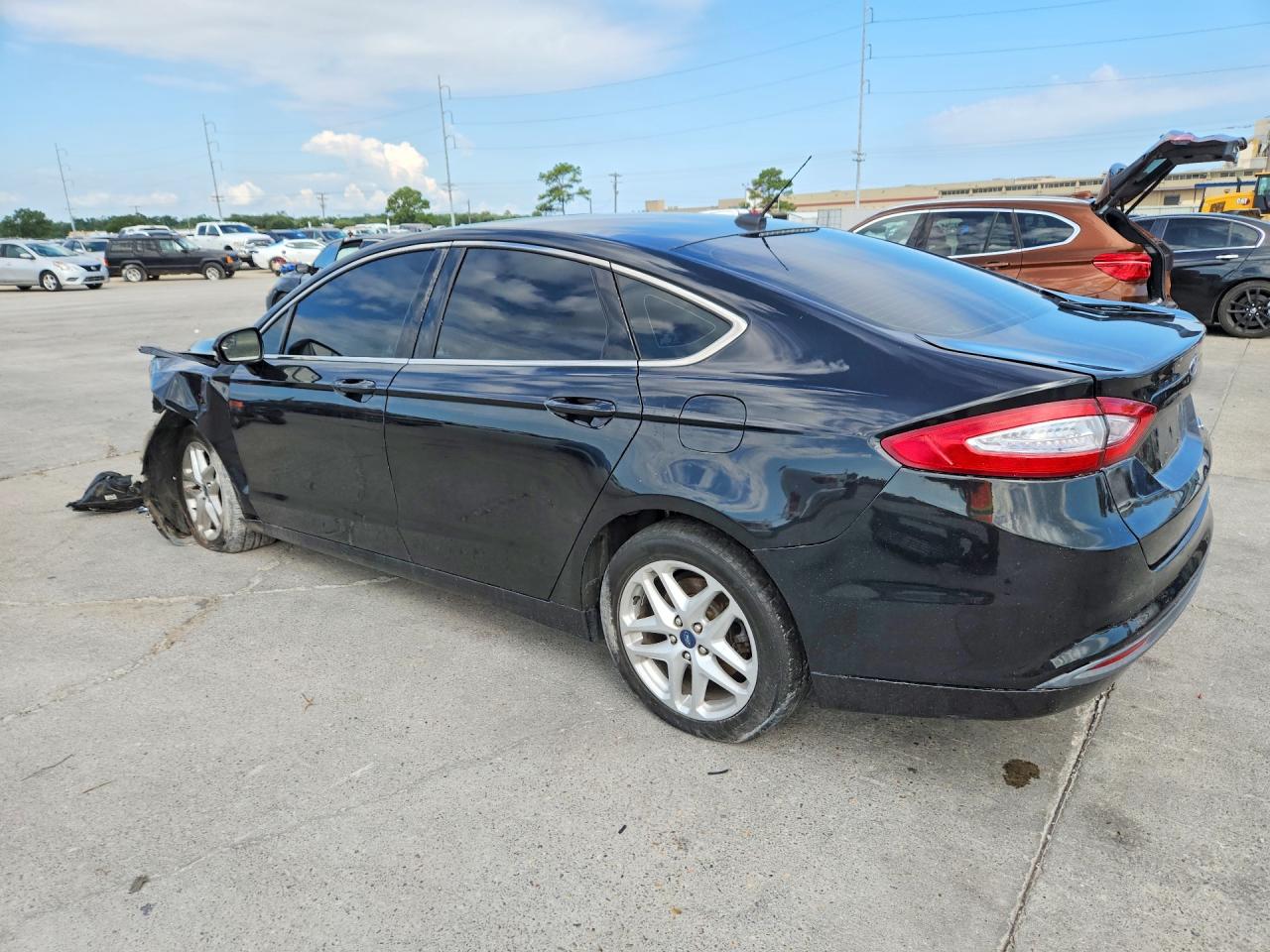2013 Ford Fusion Se Black vin: 3FA6P0HR5DR348509