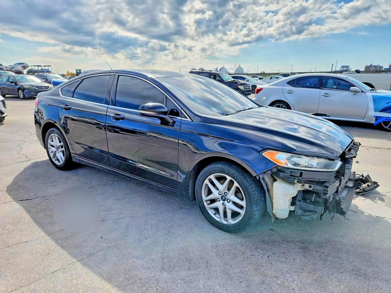 2013 Ford Fusion Se Black vin: 3FA6P0HR5DR348509