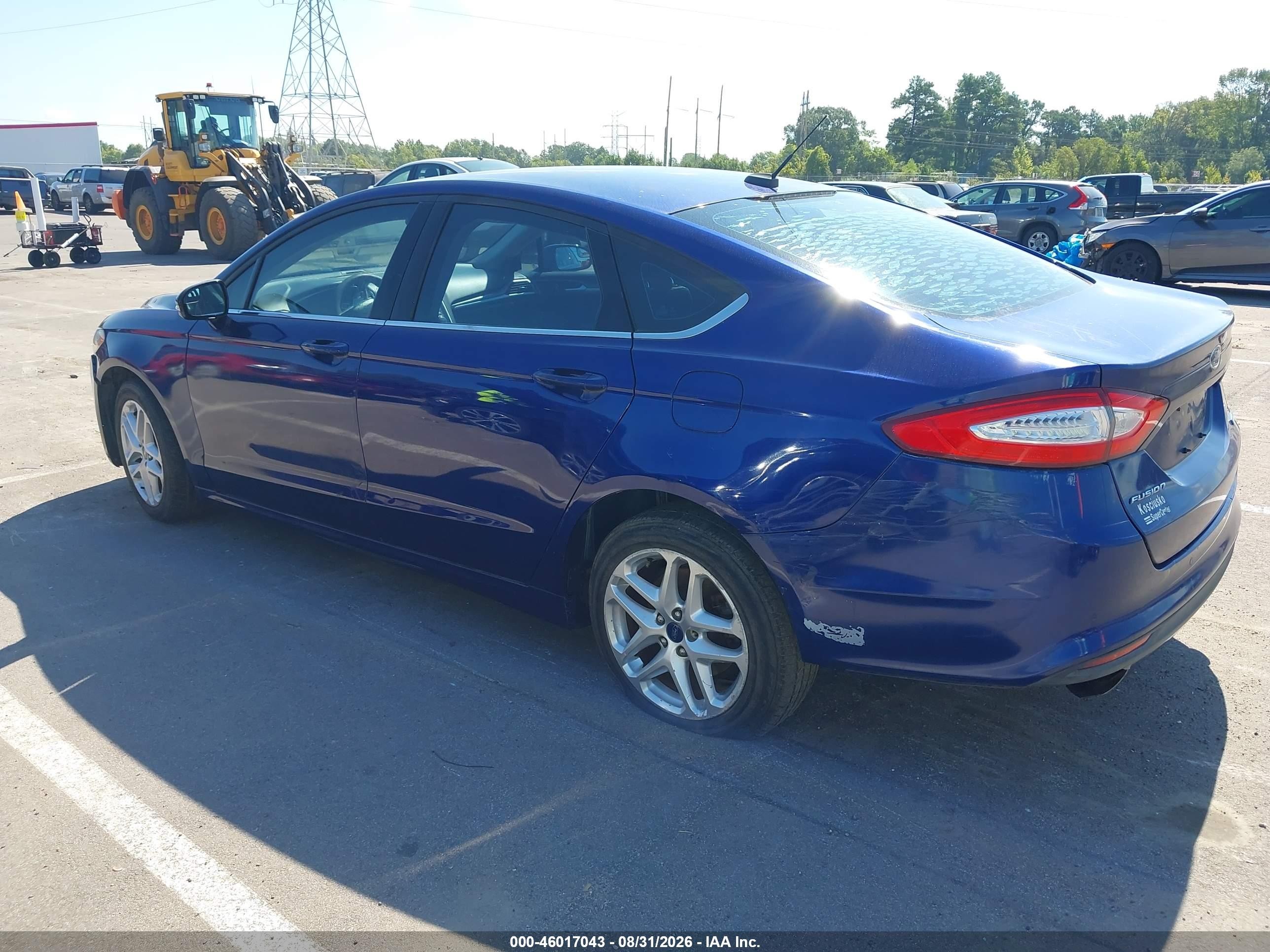2013 Ford Fusion Se Blue vin: 3FA6P0HR5DR375662