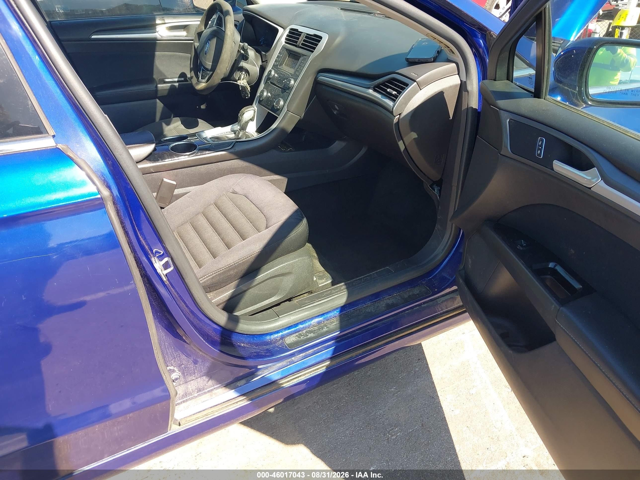 2013 Ford Fusion Se Blue vin: 3FA6P0HR5DR375662