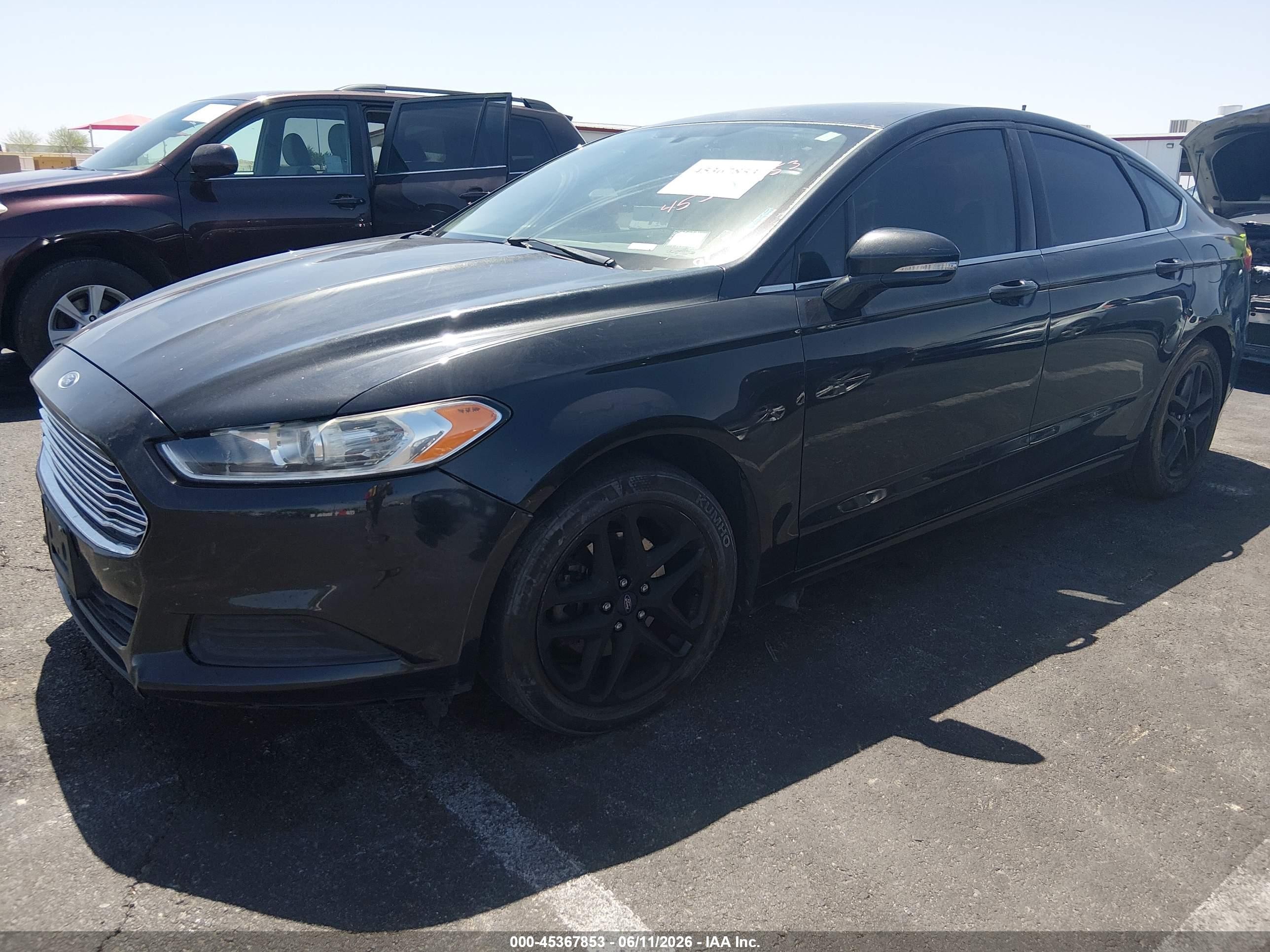 2013 Ford Fusion Se Black vin: 3FA6P0HR5DR379338