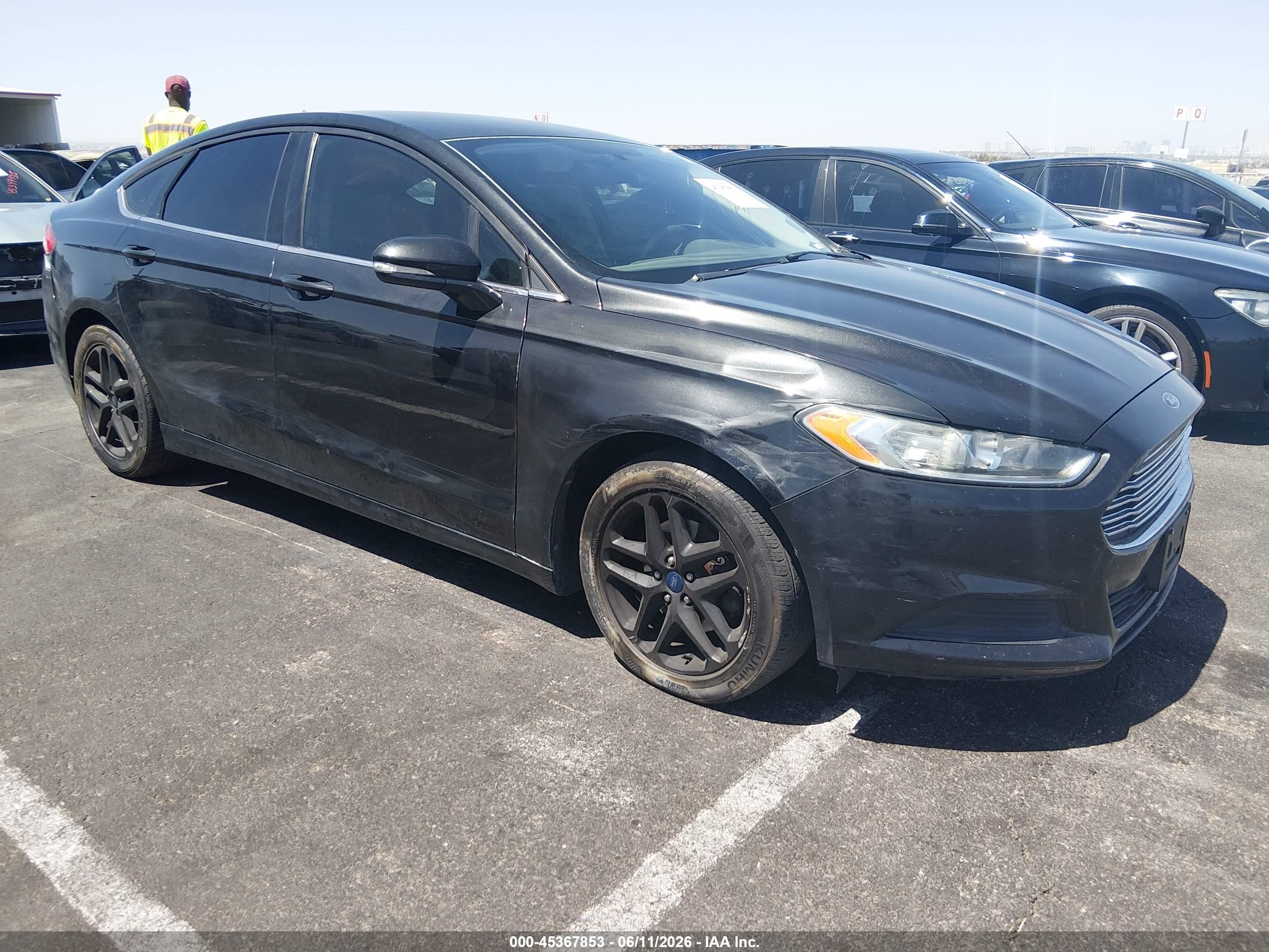 2013 Ford Fusion Se Black vin: 3FA6P0HR5DR379338