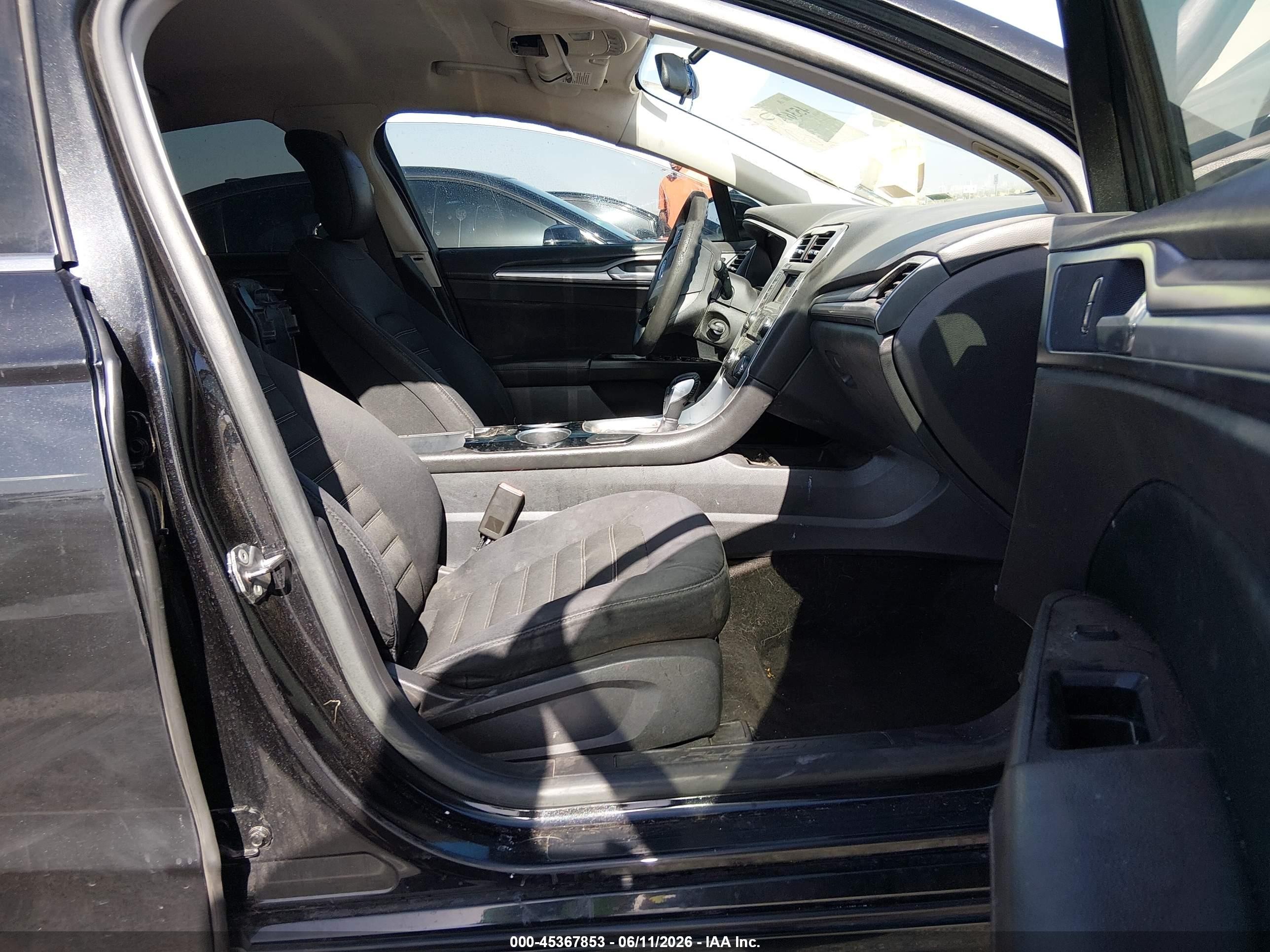 2013 Ford Fusion Se Black vin: 3FA6P0HR5DR379338