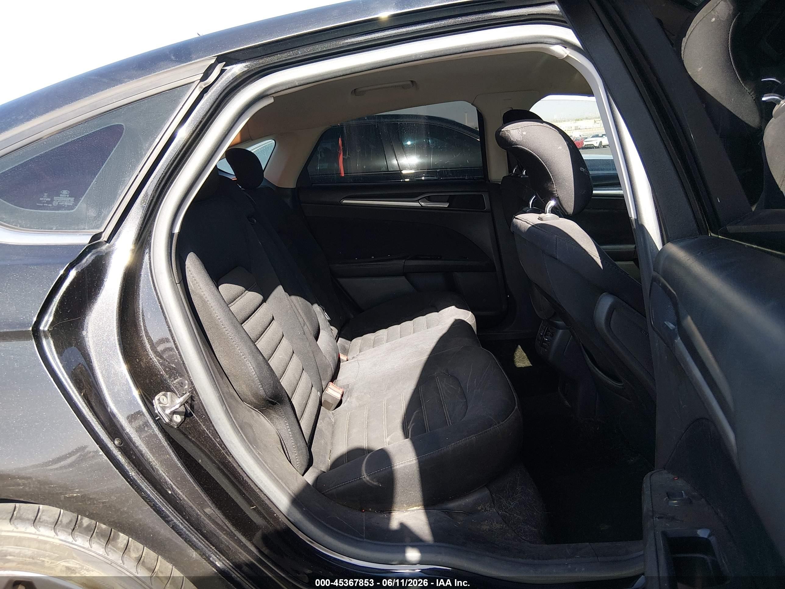 2013 Ford Fusion Se Black vin: 3FA6P0HR5DR379338