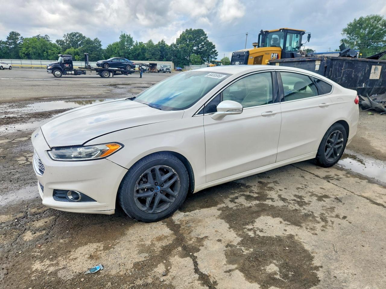 2013 Ford Fusion Se White vin: 3FA6P0HR6DR121992