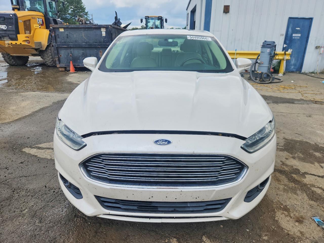 2013 Ford Fusion Se White vin: 3FA6P0HR6DR121992