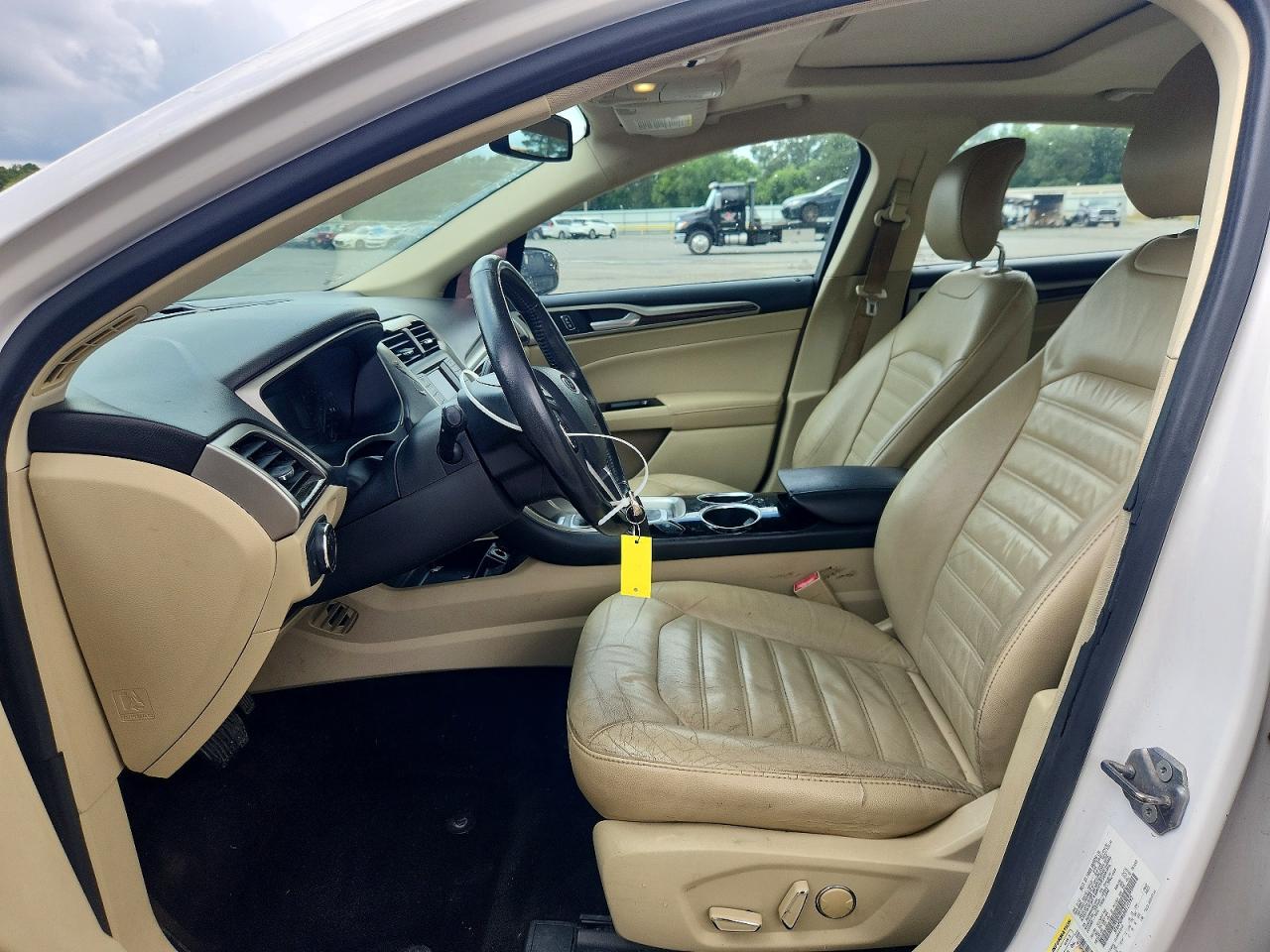 2013 Ford Fusion Se White vin: 3FA6P0HR6DR121992