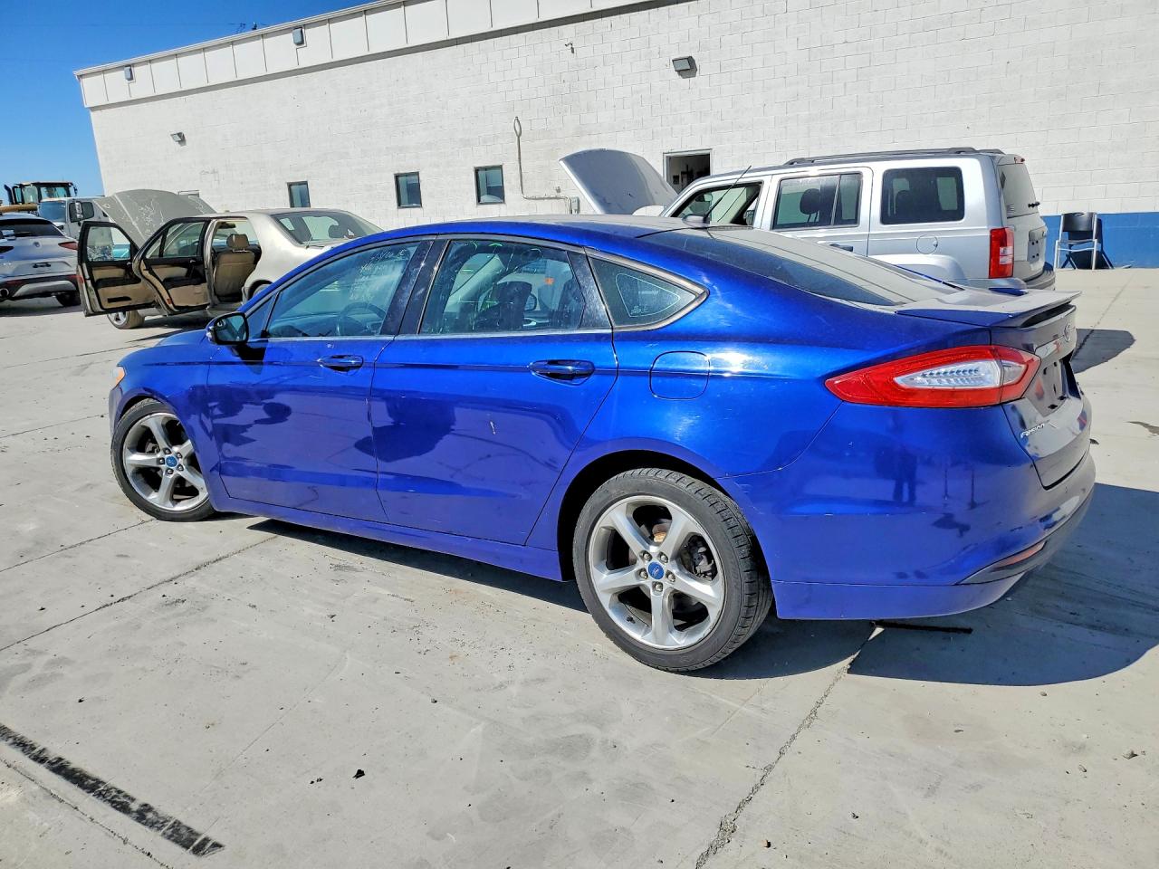 2013 Ford Fusion Синий vin: 3FA6P0HR6DR153907