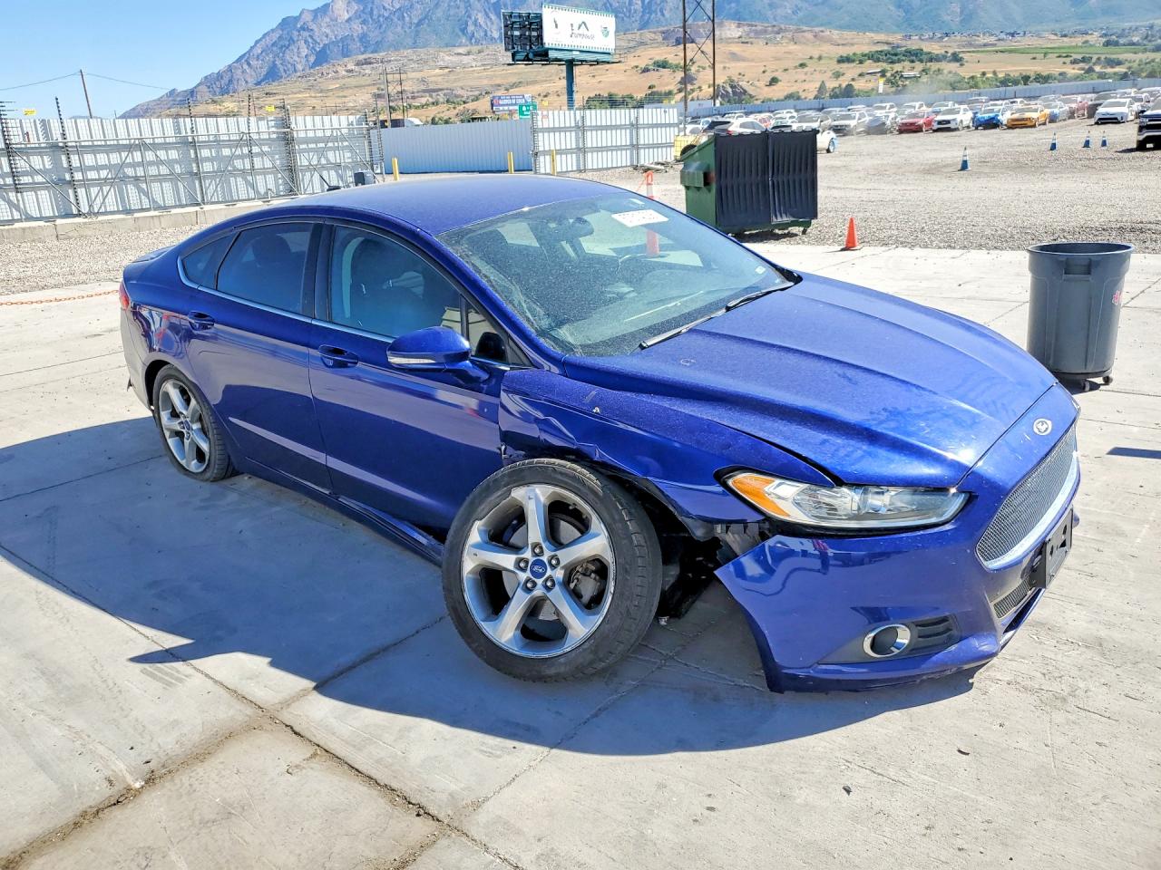 2013 Ford Fusion Синий vin: 3FA6P0HR6DR153907
