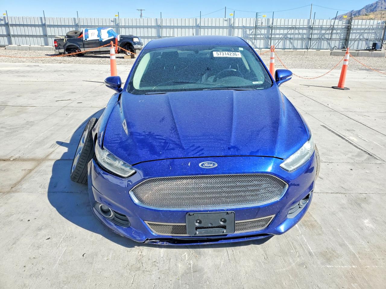 2013 Ford Fusion Синий vin: 3FA6P0HR6DR153907