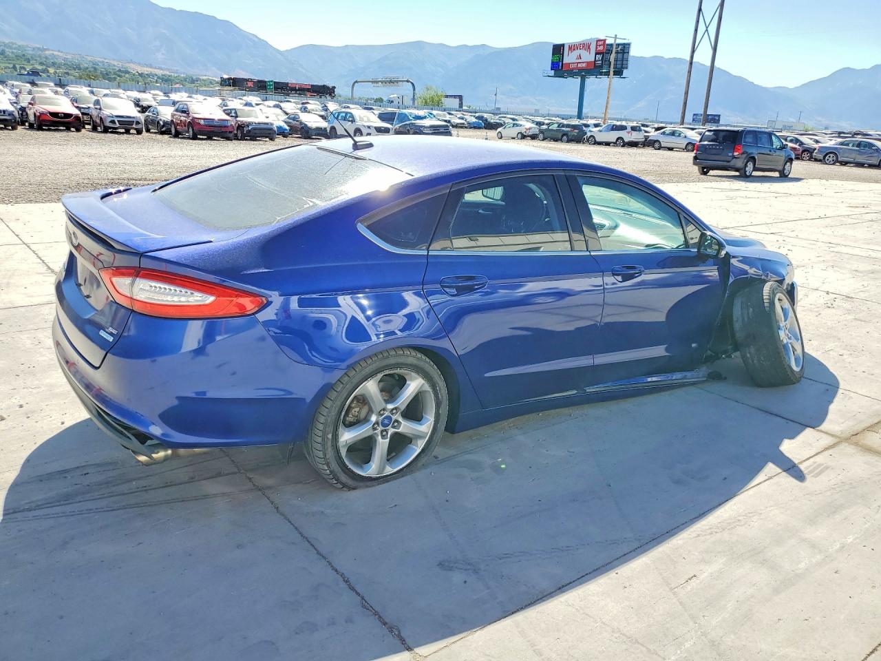 2013 Ford Fusion Синий vin: 3FA6P0HR6DR153907