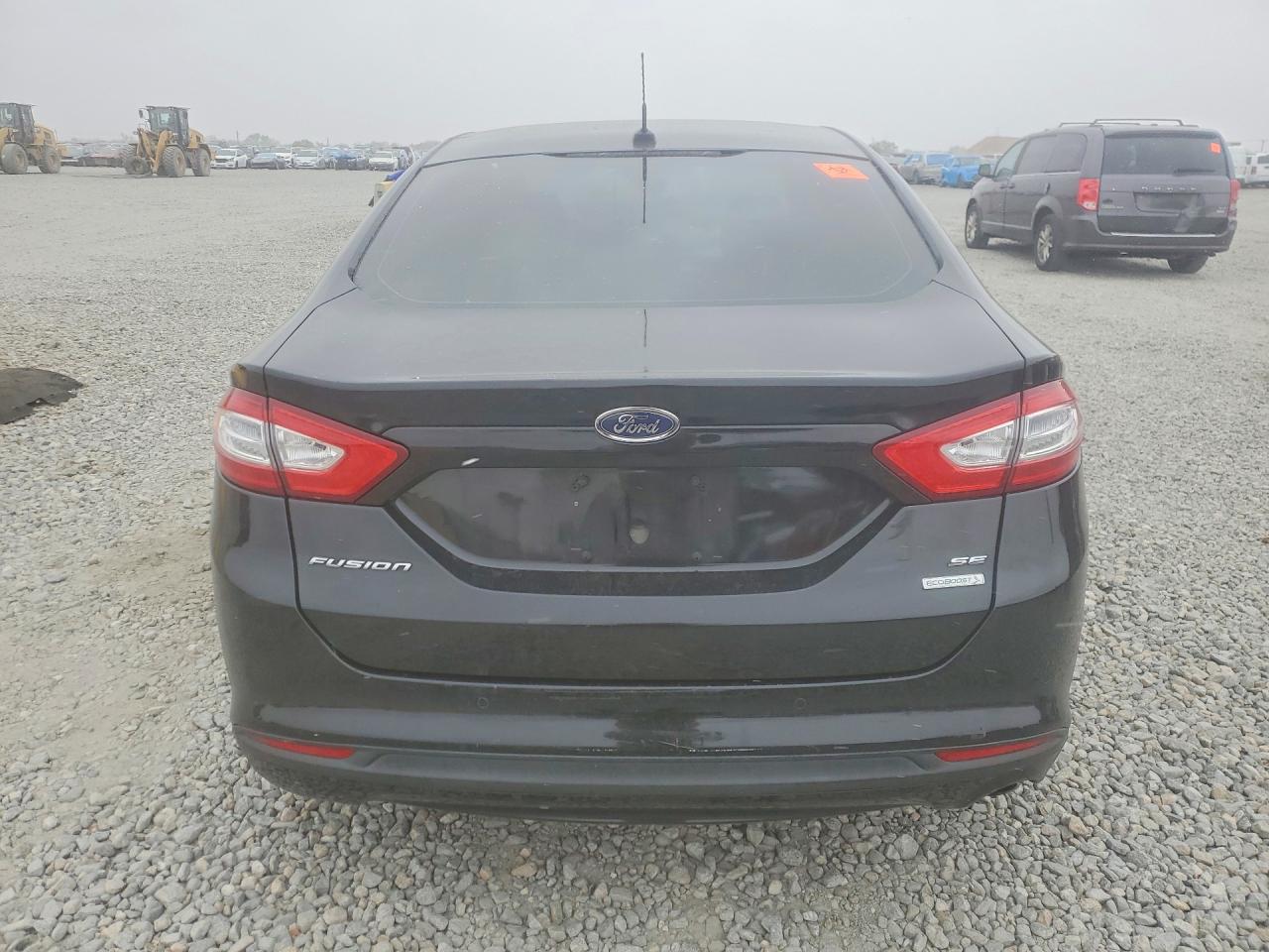 2013 Ford Fusion Se Black vin: 3FA6P0HR6DR164230