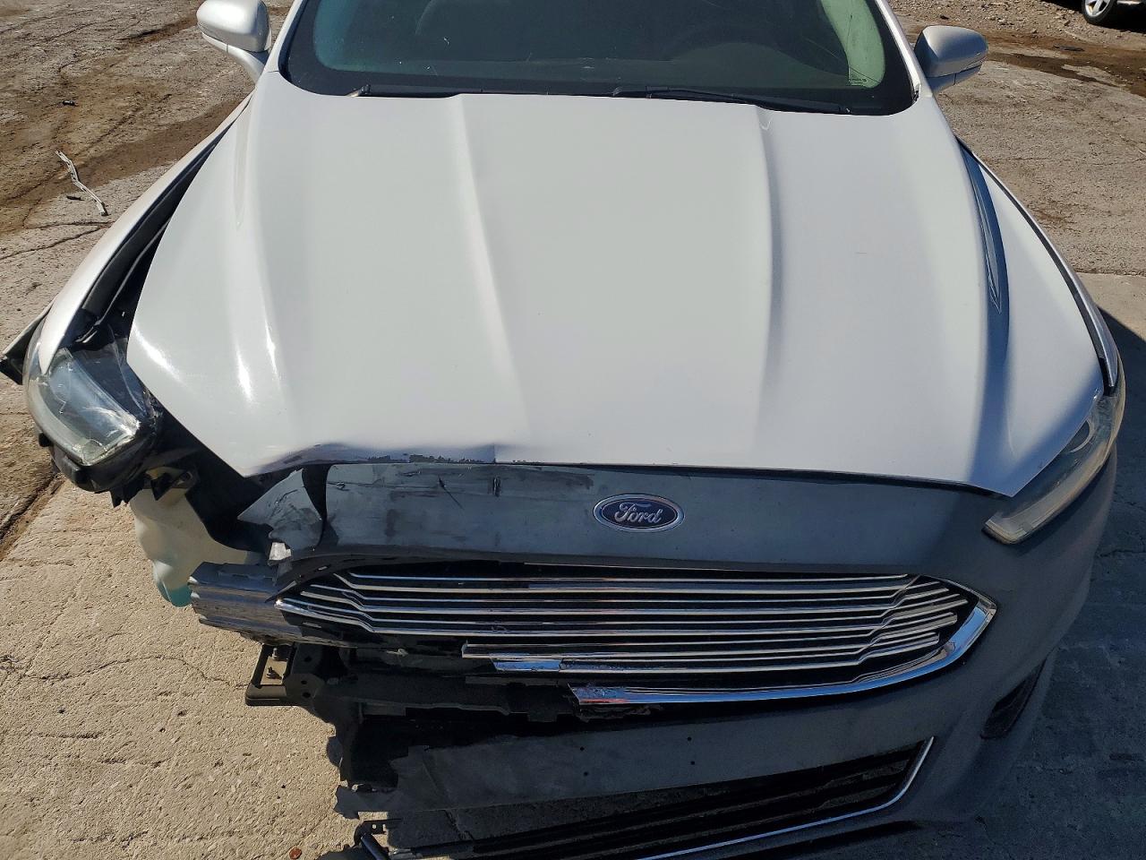 2013 Ford Fusion Se White vin: 3FA6P0HR6DR201882
