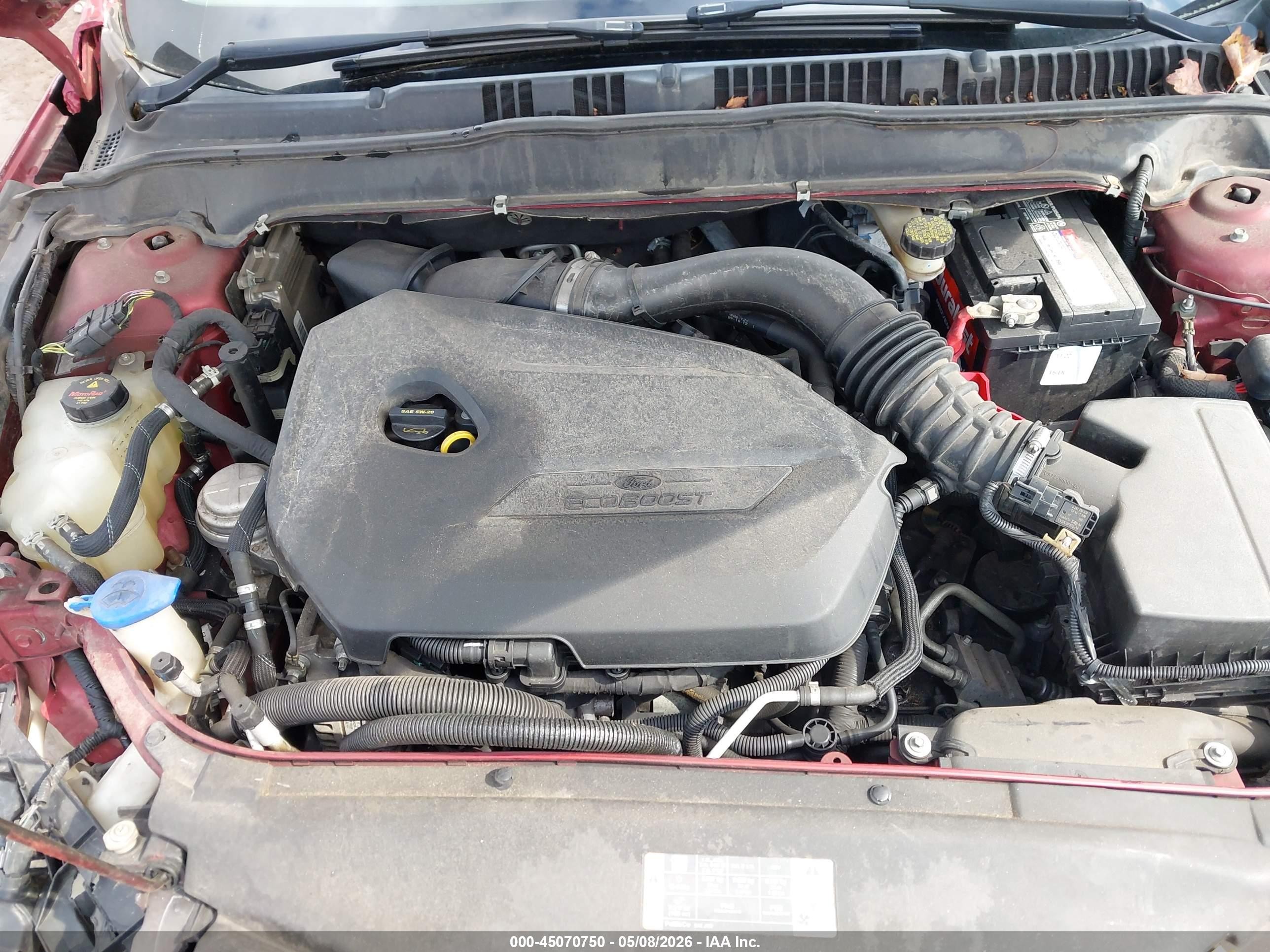 2013 Ford Fusion Se Red vin: 3FA6P0HR6DR206184
