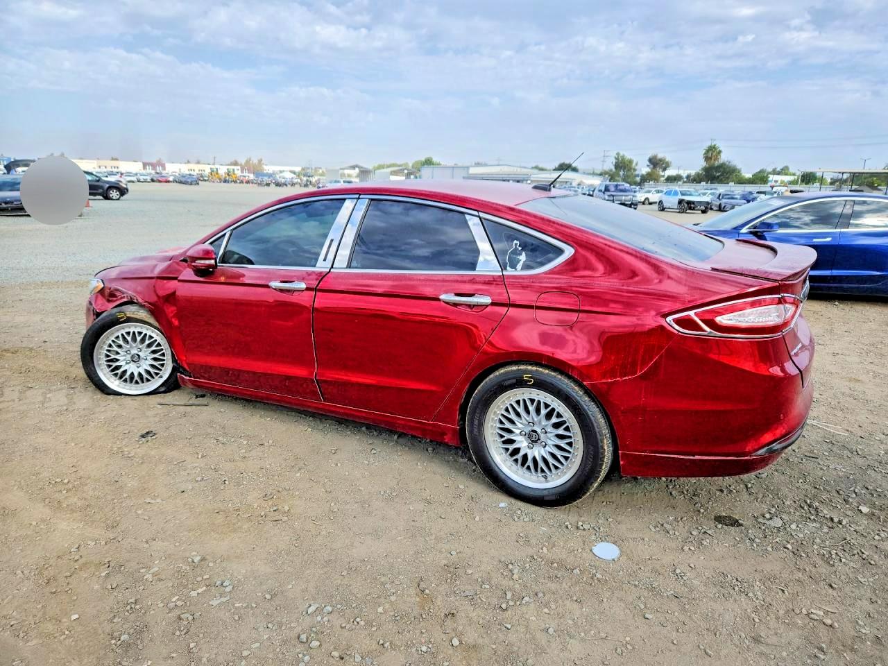 2013 Ford Fusion Se Red vin: 3FA6P0HR6DR244773