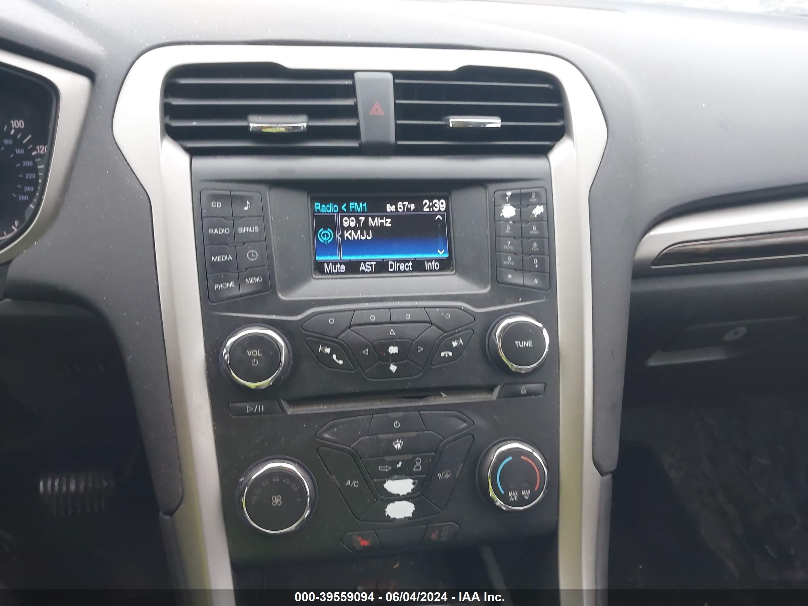2013 Ford Fusion Se Gray vin: 3FA6P0HR6DR249018