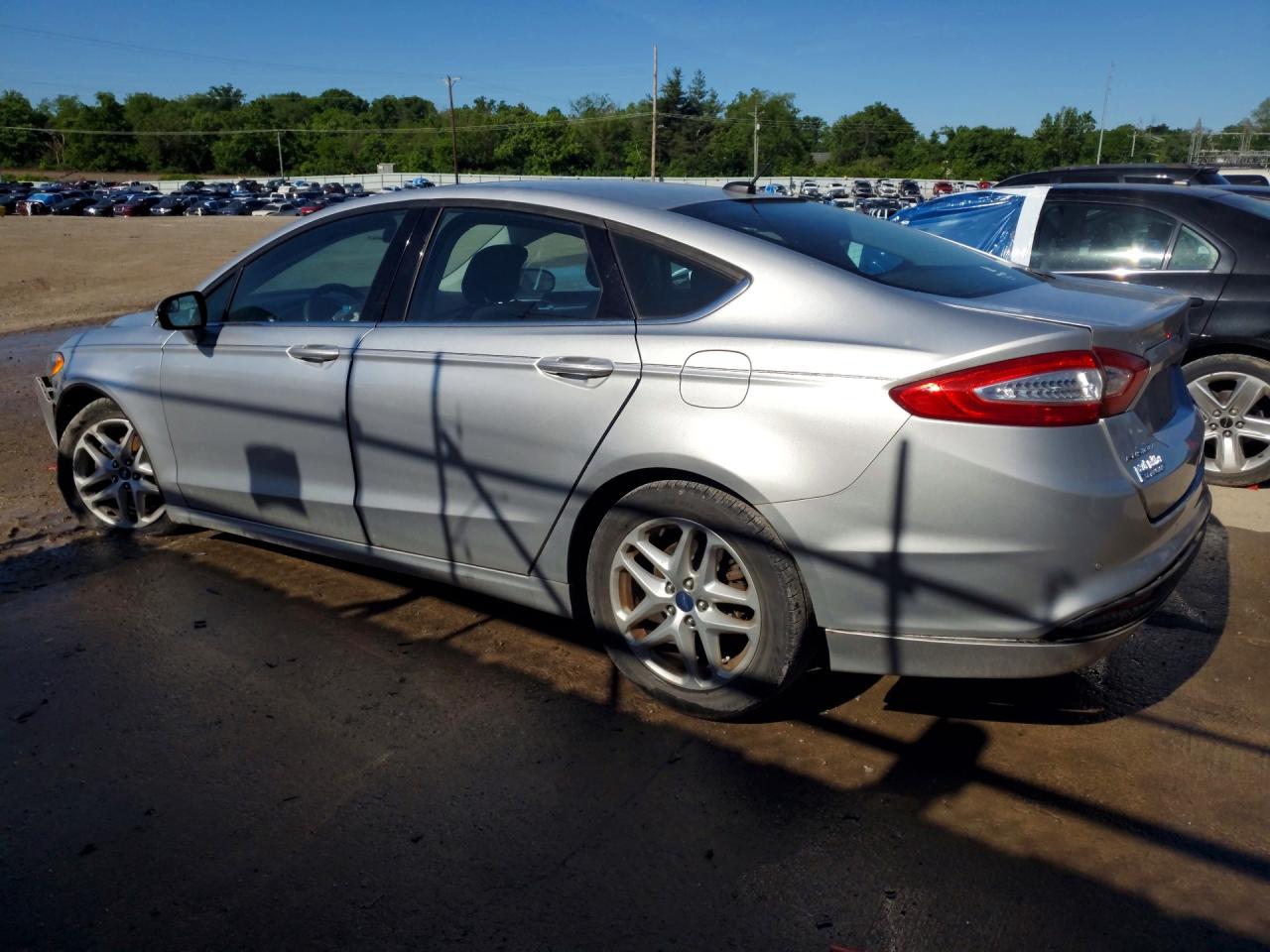 2013 Ford Fusion Se Silver vin: 3FA6P0HR6DR270967
