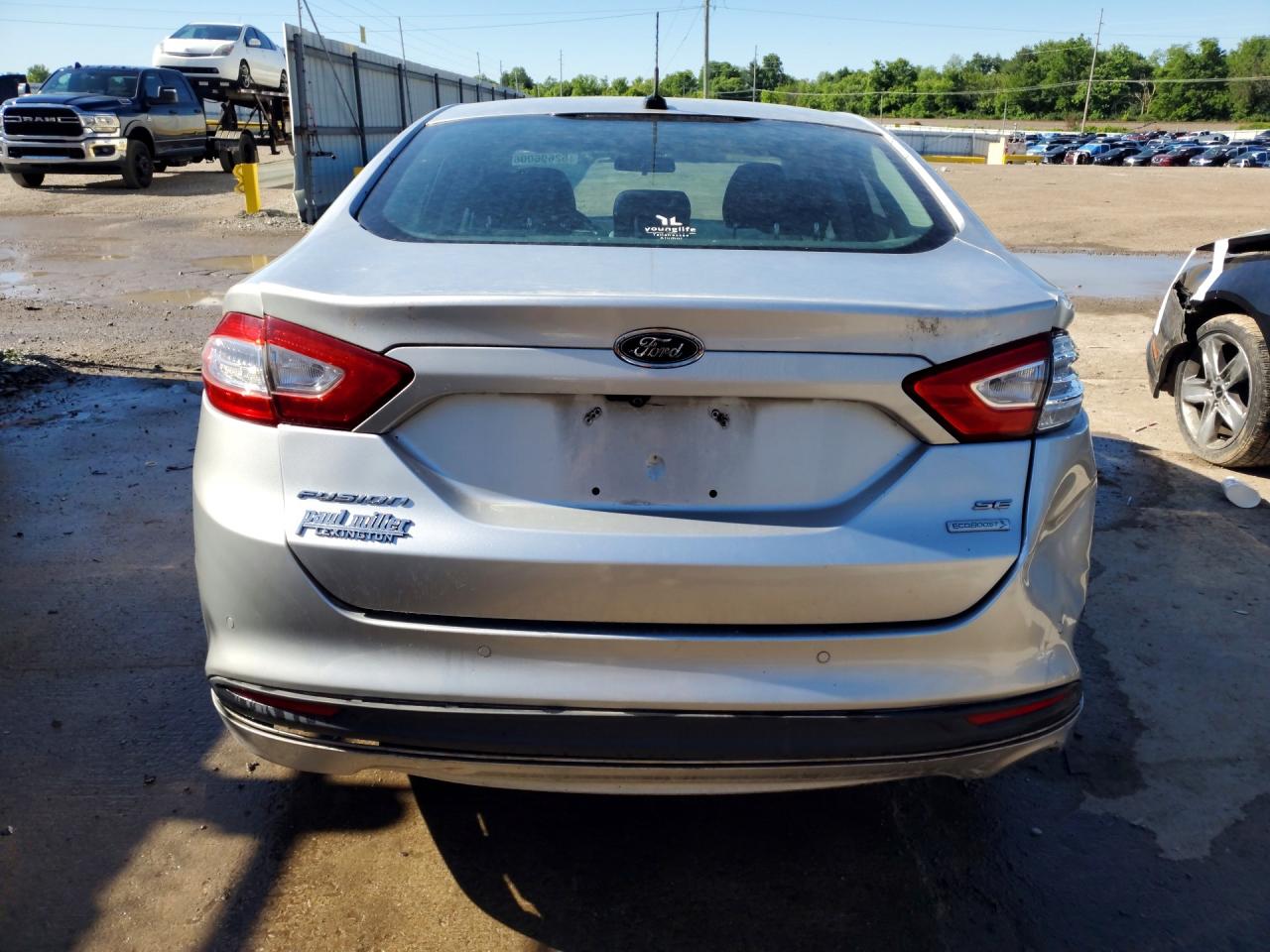 2013 Ford Fusion Se Silver vin: 3FA6P0HR6DR270967