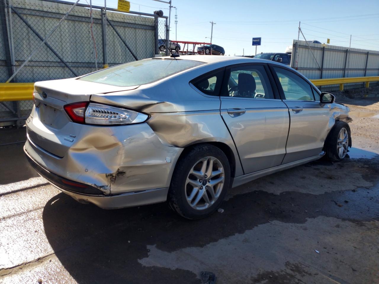 2013 Ford Fusion Se Silver vin: 3FA6P0HR6DR270967