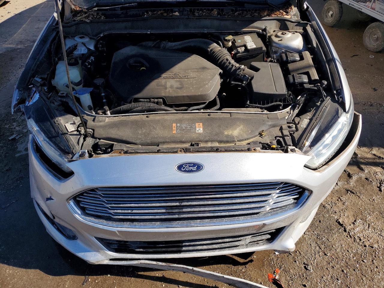 2013 Ford Fusion Se Silver vin: 3FA6P0HR6DR270967