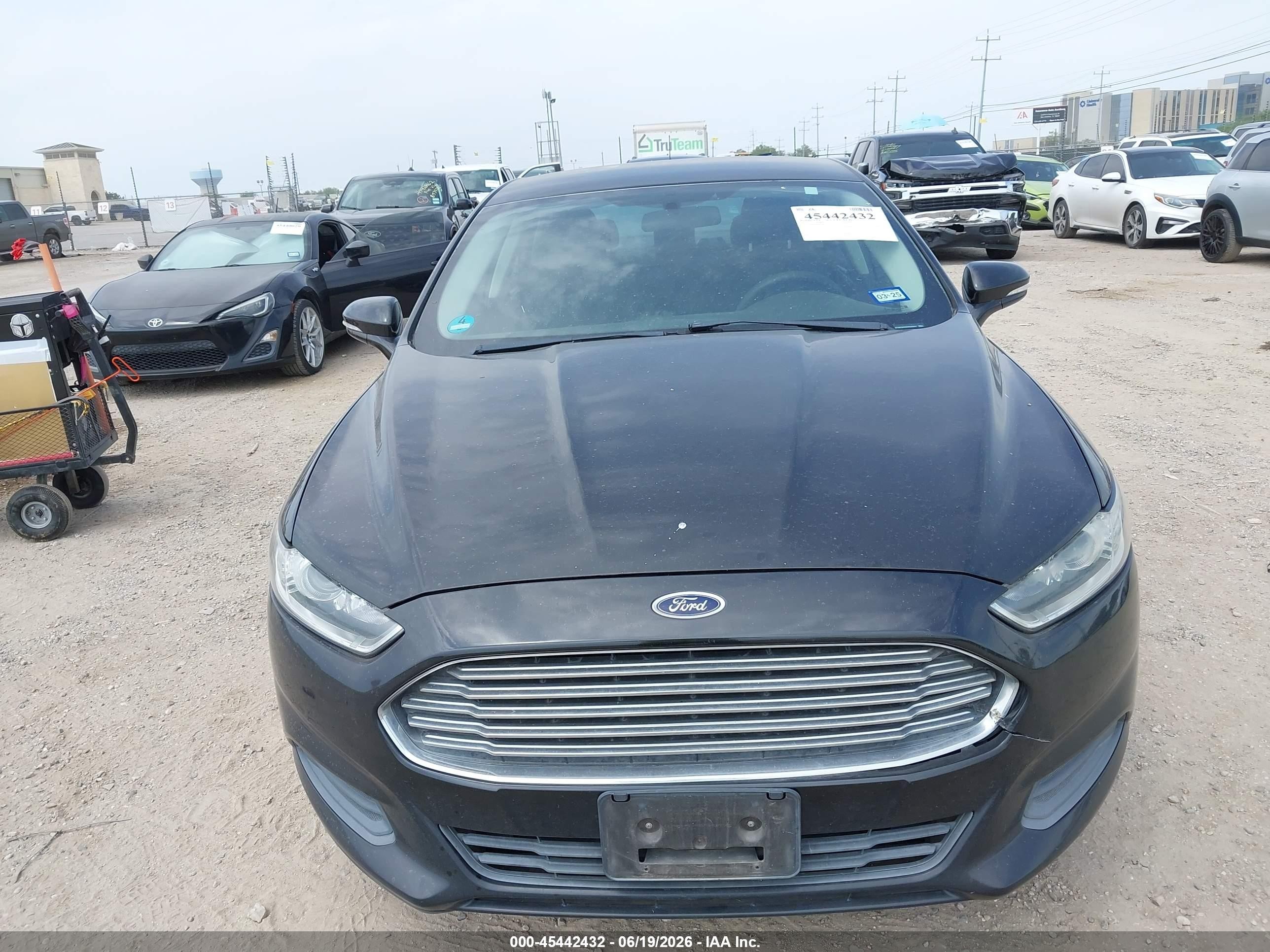 2013 Ford Fusion Se Black vin: 3FA6P0HR6DR288031