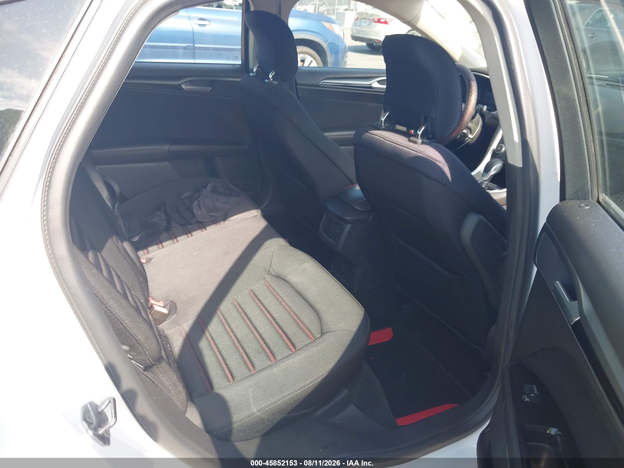 2013 Ford Fusion Se White vin: 3FA6P0HR6DR297666