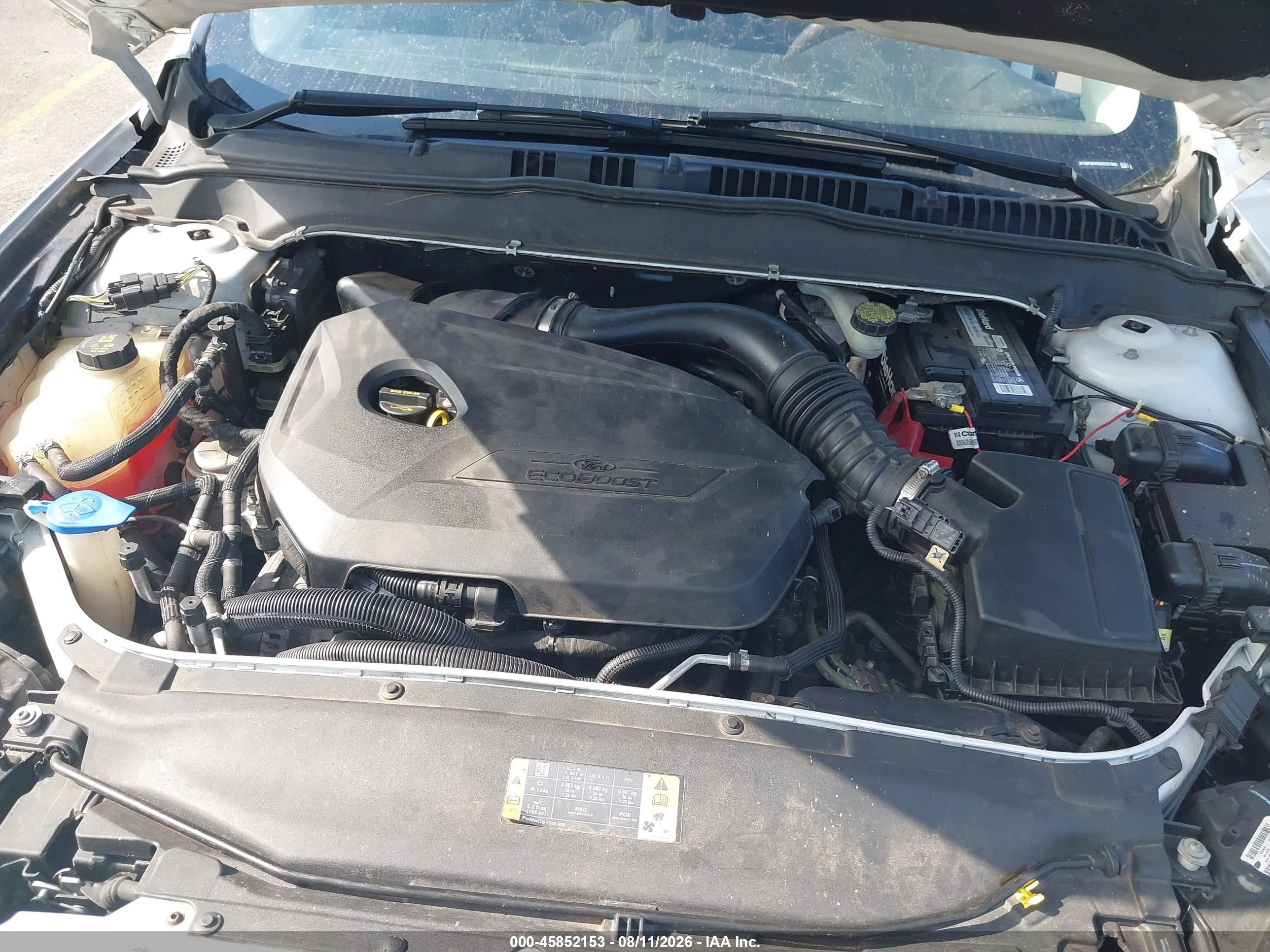 2013 Ford Fusion Se White vin: 3FA6P0HR6DR297666