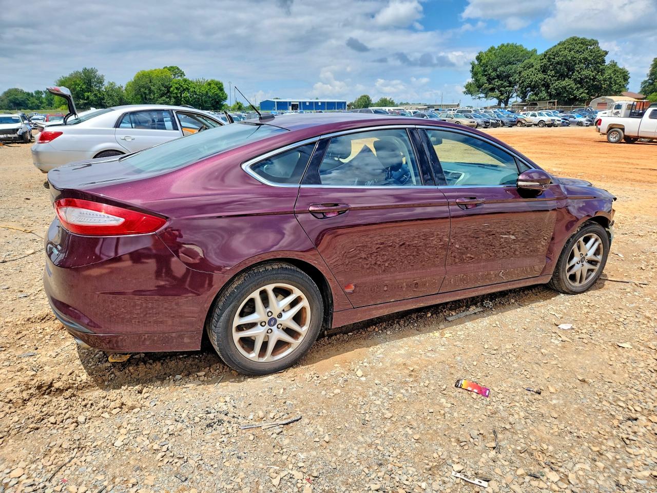 2013 Ford Fusion Se Maroon vin: 3FA6P0HR6DR311341