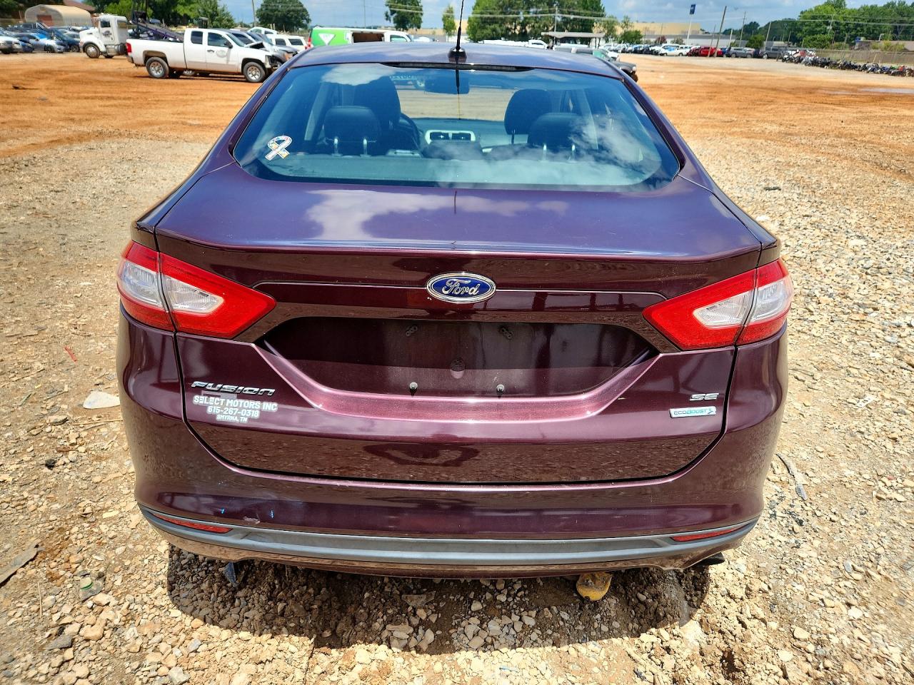 2013 Ford Fusion Se Maroon vin: 3FA6P0HR6DR311341
