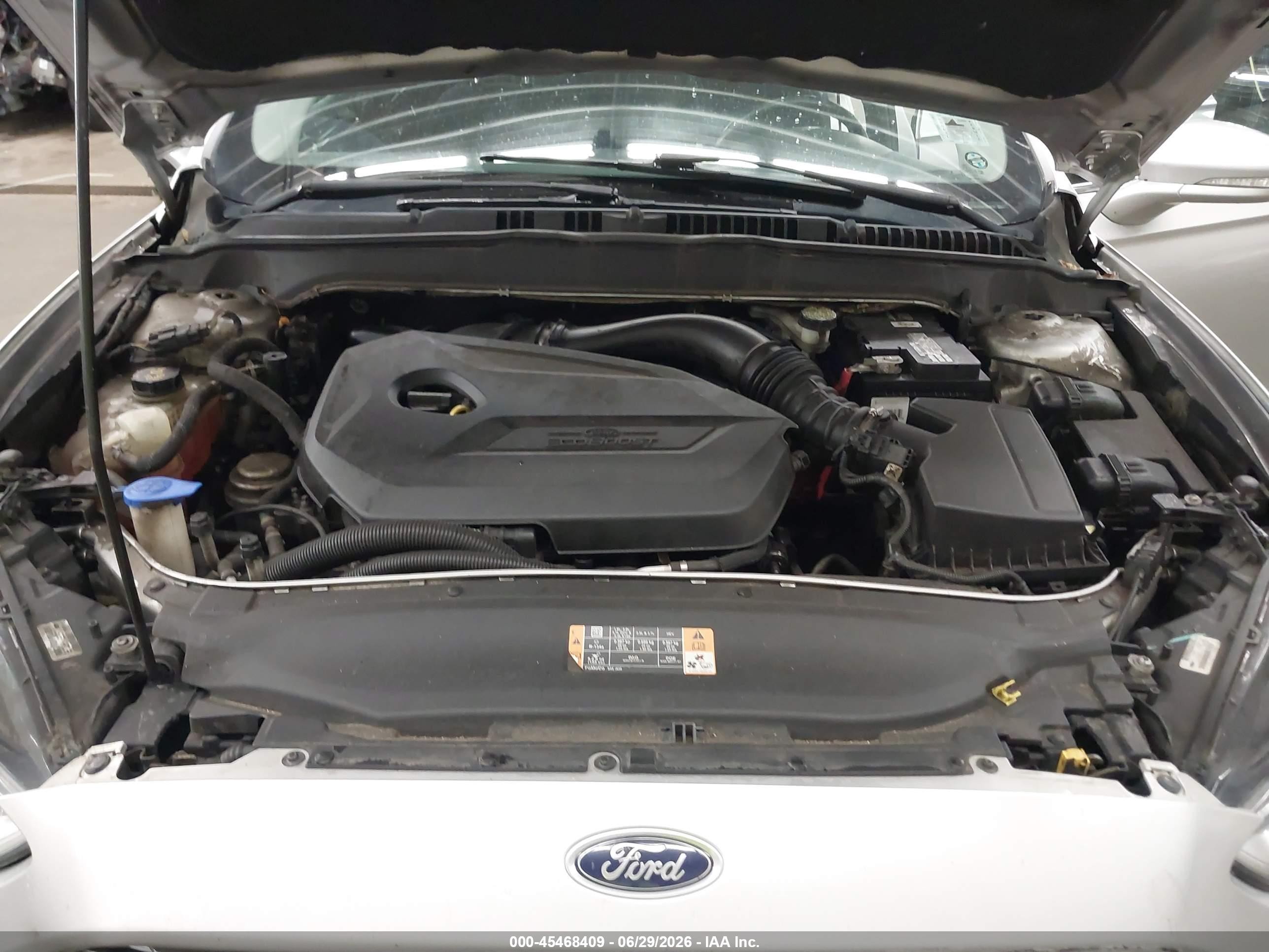 2013 Ford Fusion Se Silver vin: 3FA6P0HR6DR314210