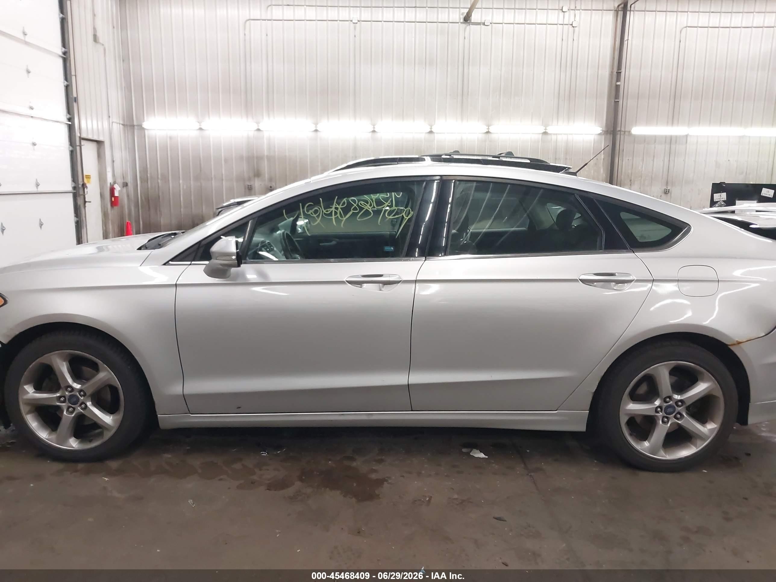 2013 Ford Fusion Se Silver vin: 3FA6P0HR6DR314210