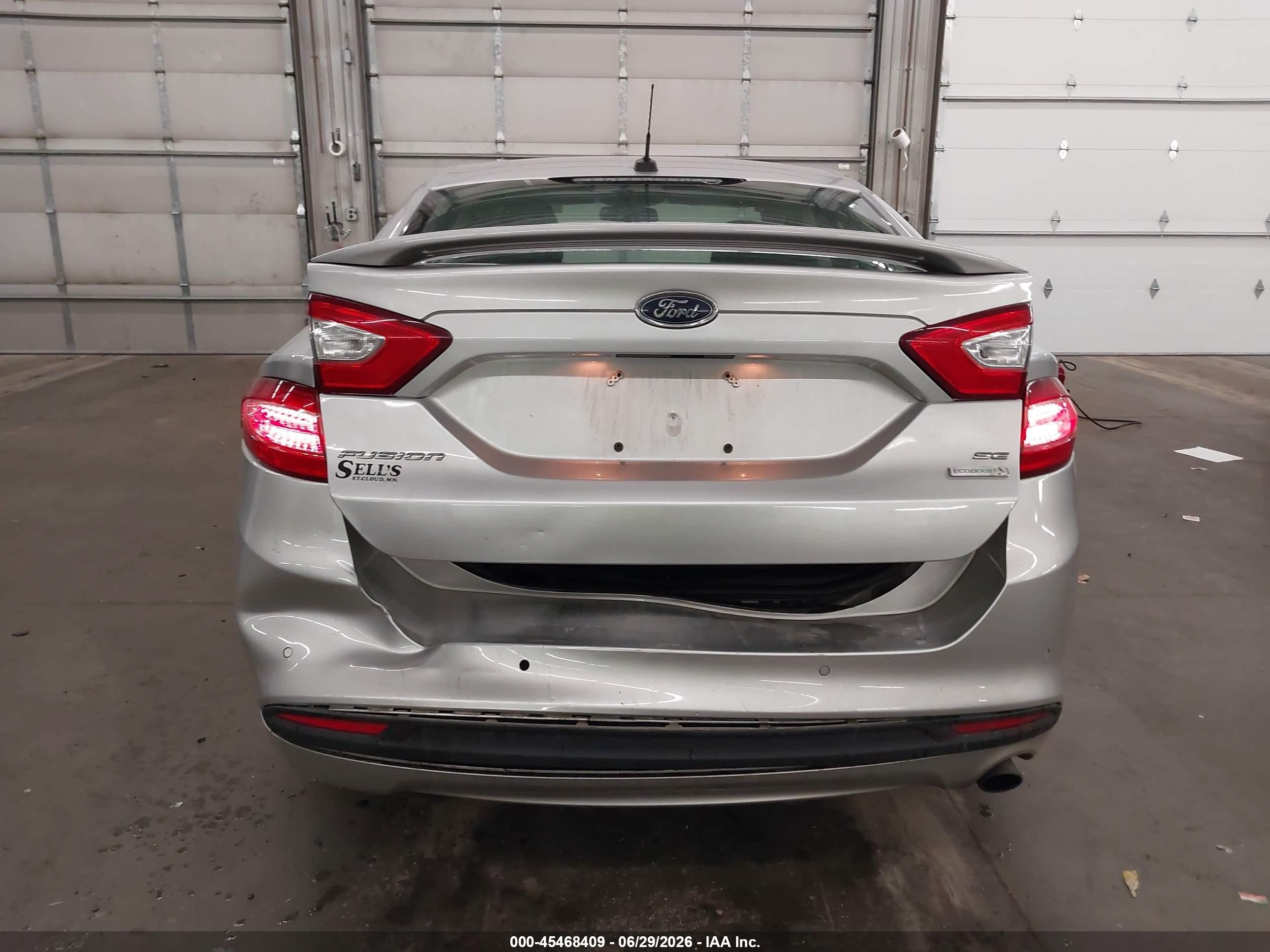 2013 Ford Fusion Se Silver vin: 3FA6P0HR6DR314210