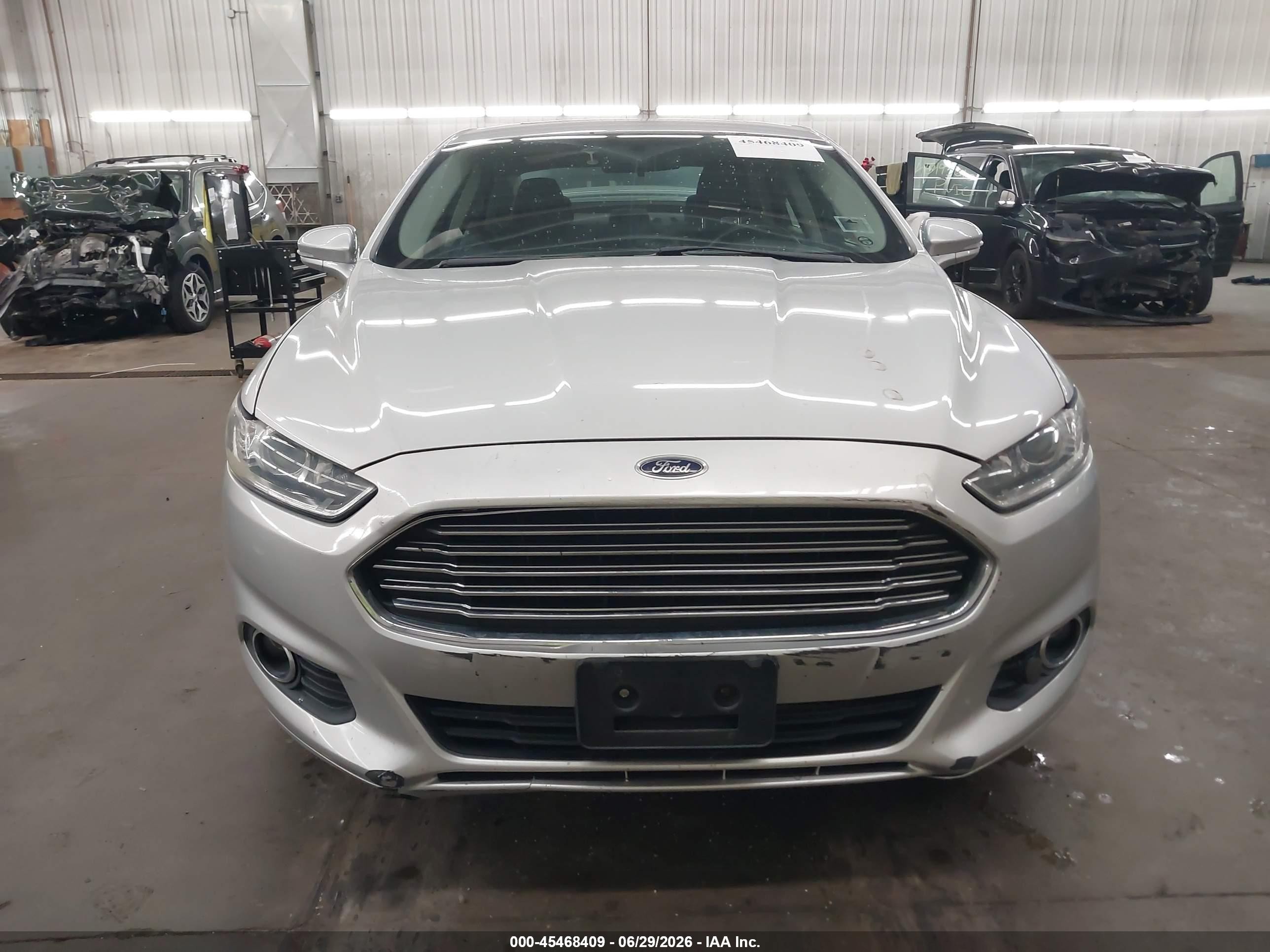 2013 Ford Fusion Se Silver vin: 3FA6P0HR6DR314210