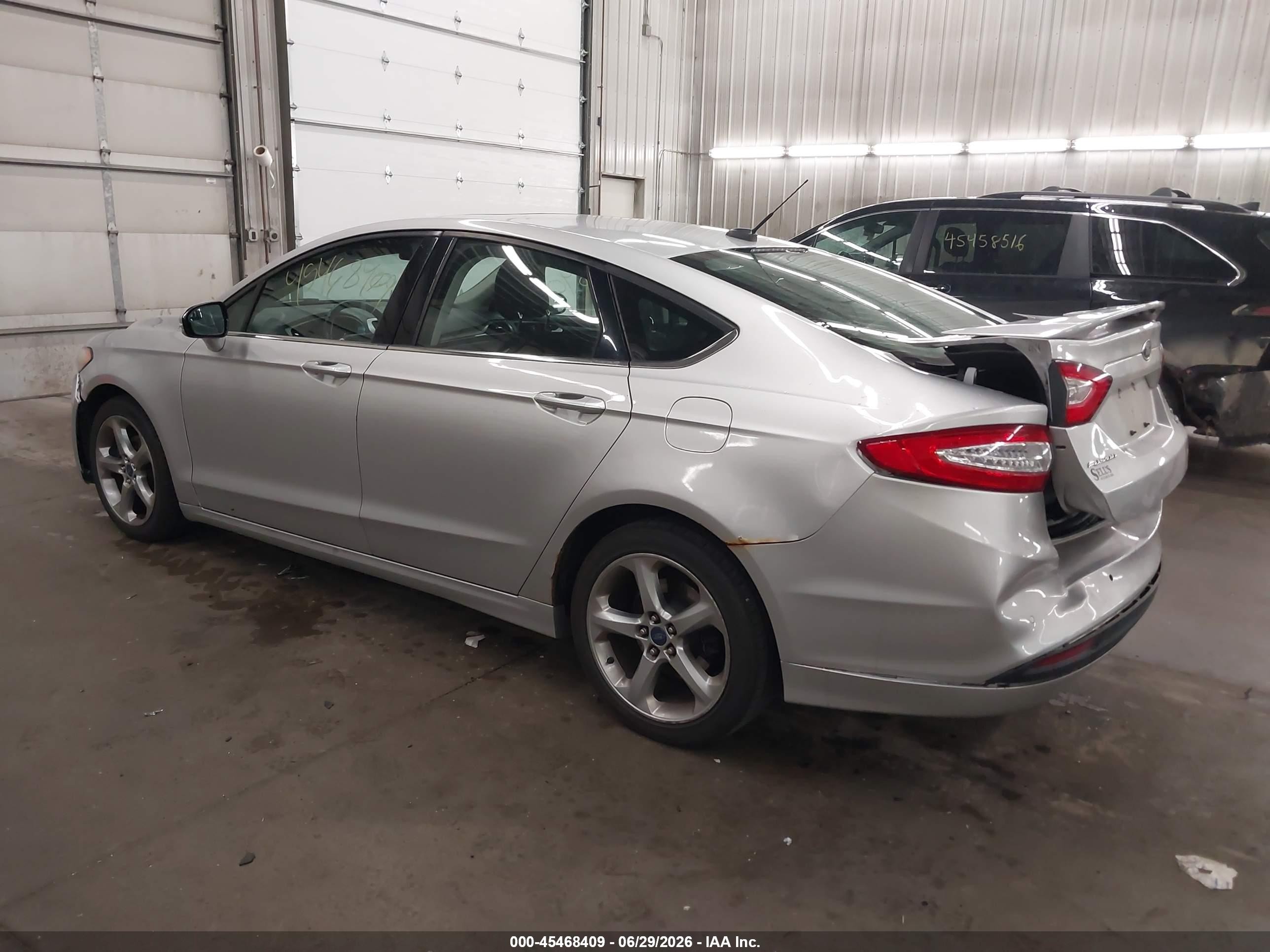 2013 Ford Fusion Se Silver vin: 3FA6P0HR6DR314210
