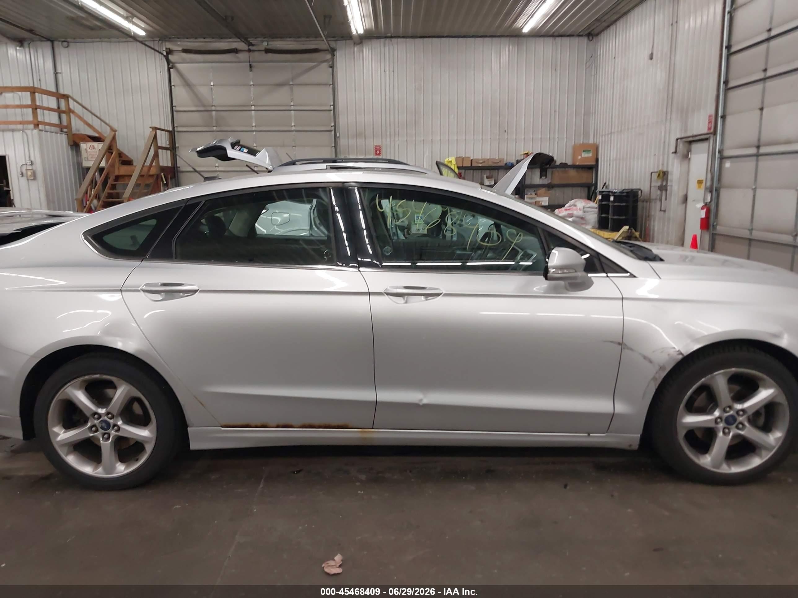 2013 Ford Fusion Se Silver vin: 3FA6P0HR6DR314210