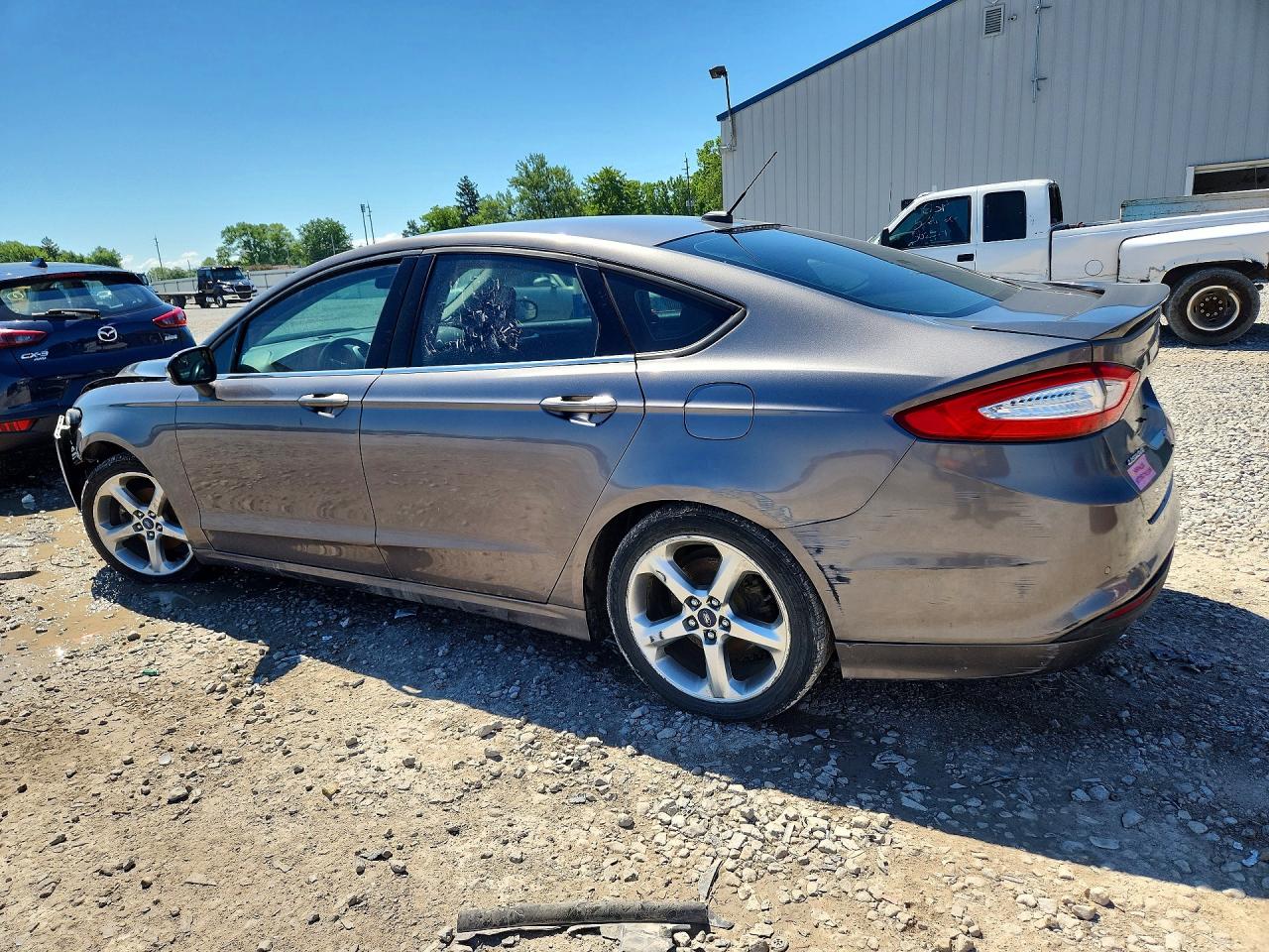 2013 Ford Fusion Se Gray vin: 3FA6P0HR6DR320881