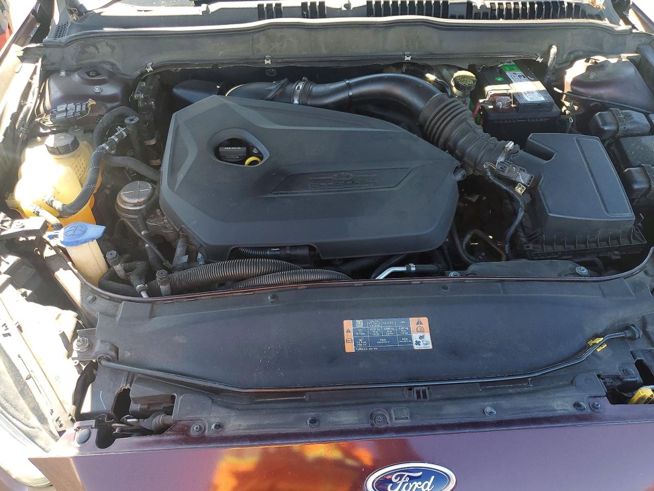2013 Ford Fusion Se Burgundy vin: 3FA6P0HR6DR326552