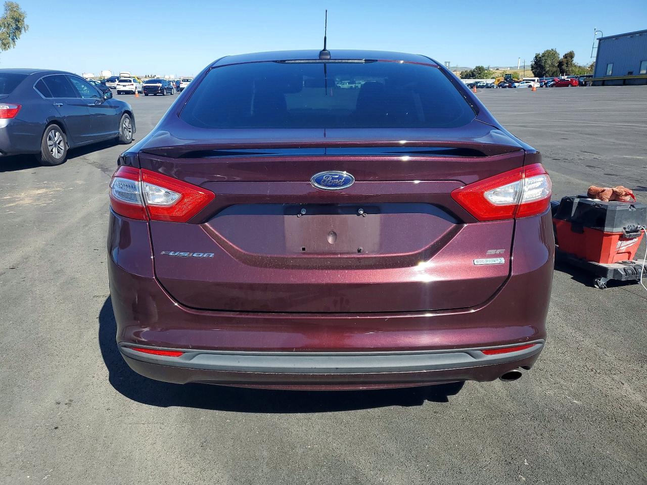 2013 Ford Fusion Se Burgundy vin: 3FA6P0HR6DR326552