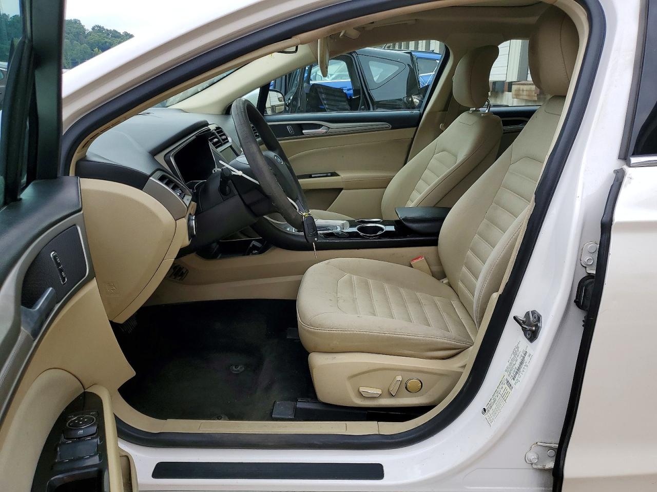 2013 Ford Fusion Se White vin: 3FA6P0HR6DR336370
