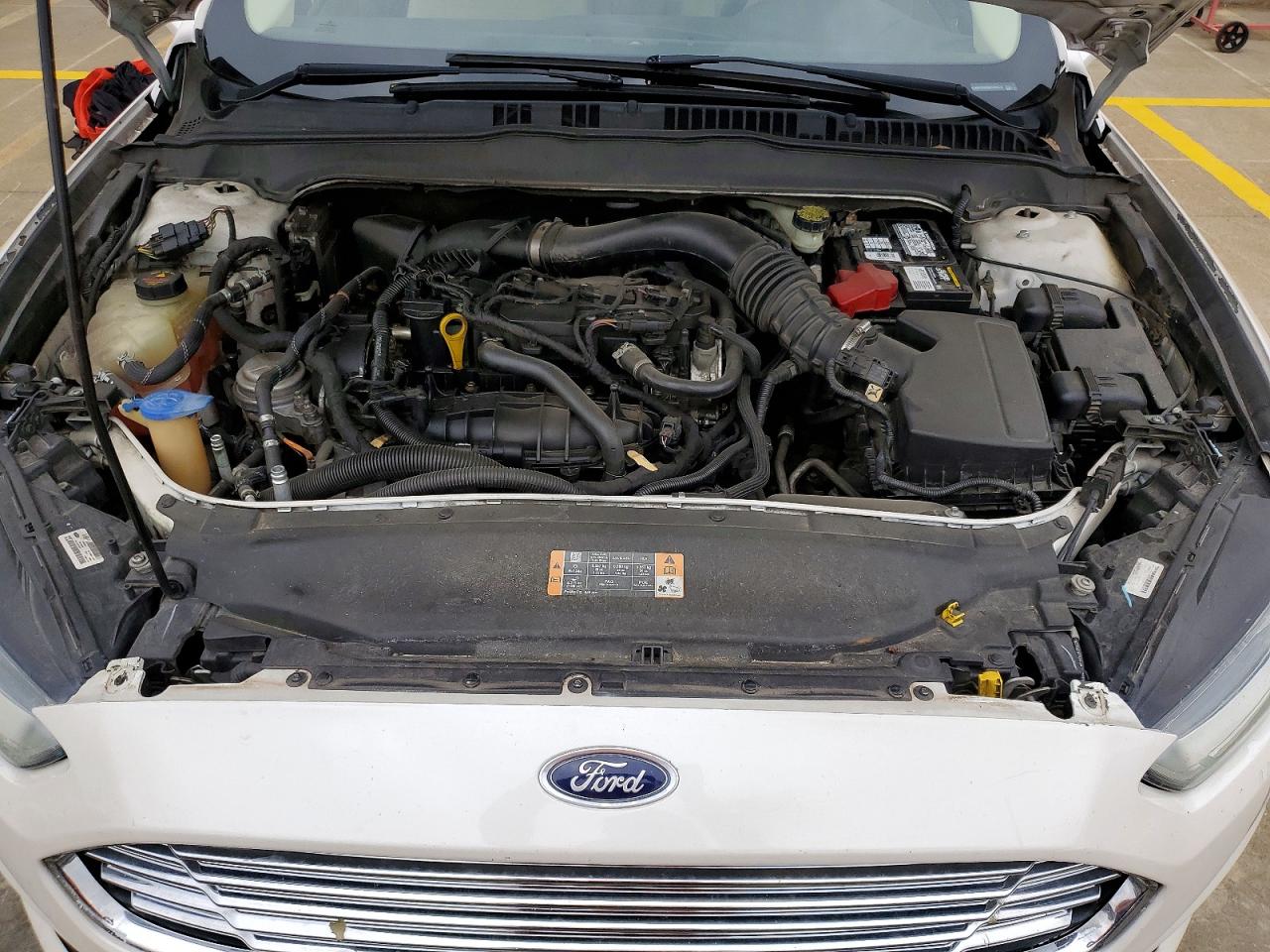 2013 Ford Fusion Se White vin: 3FA6P0HR6DR336370