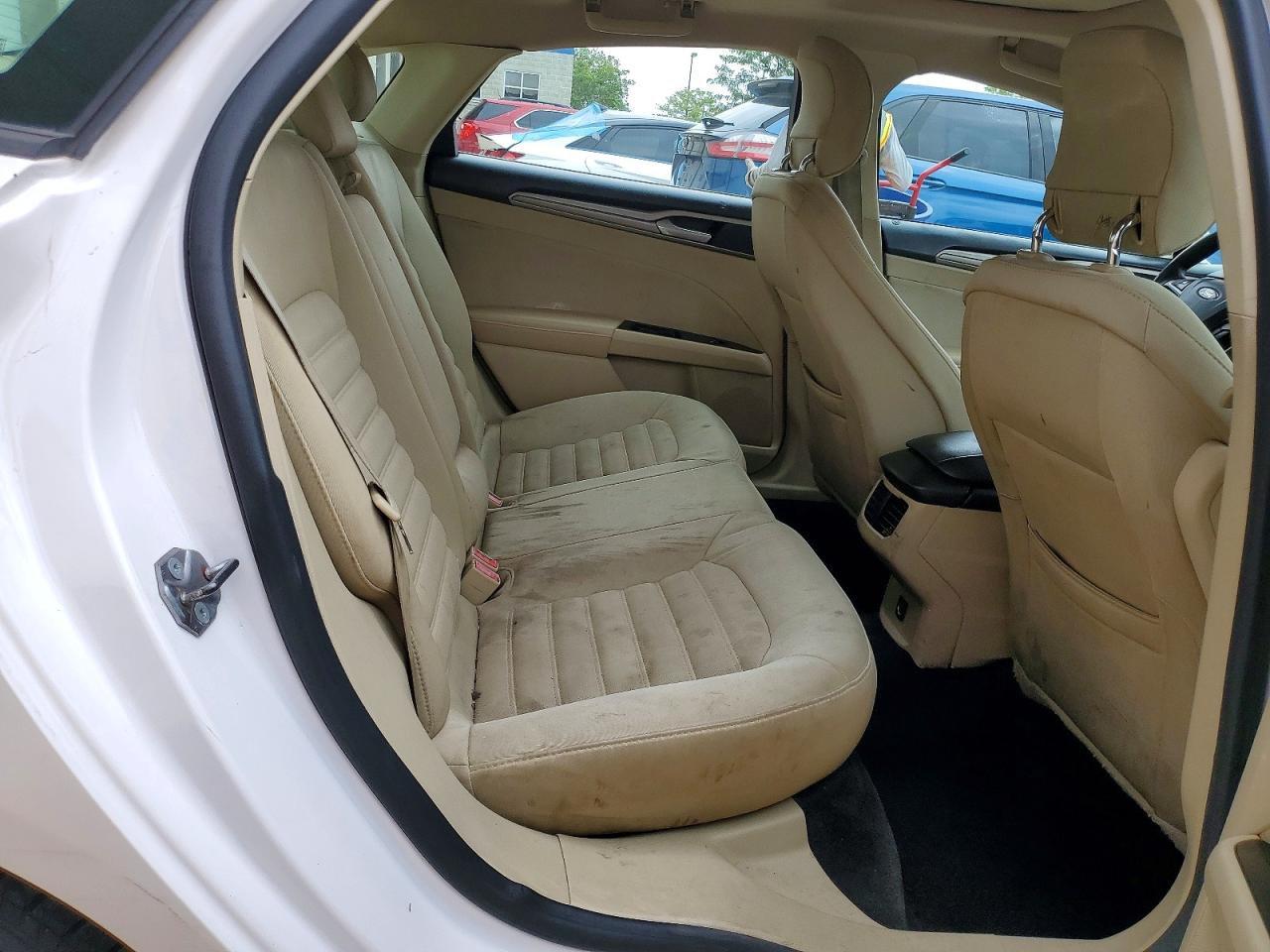 2013 Ford Fusion Se White vin: 3FA6P0HR6DR336370
